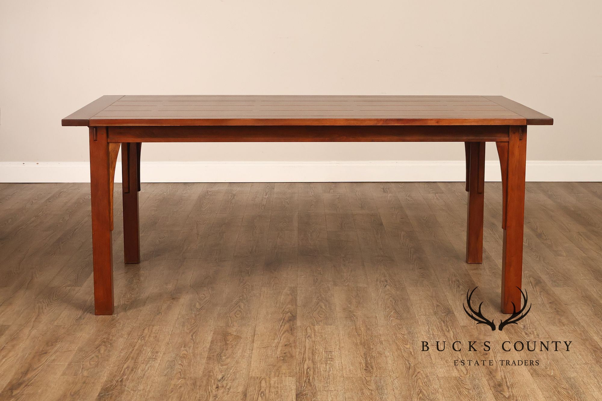 Stickley Mission Collection Cherry Extendable Dining Table