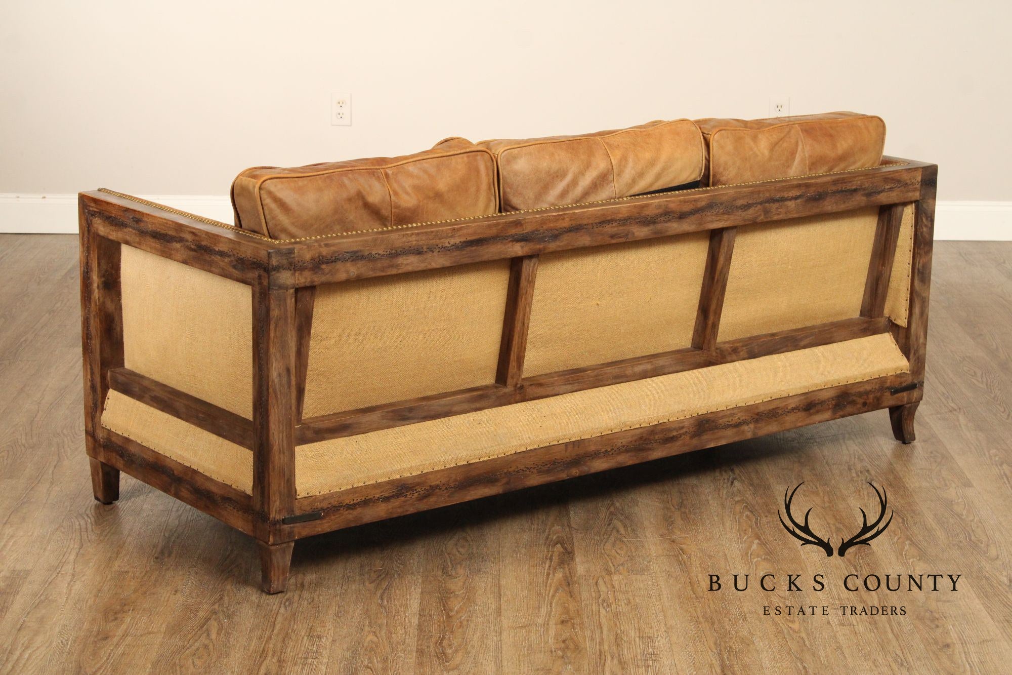 Moe's Collection 'Darlington' Rustic Leather Sofa