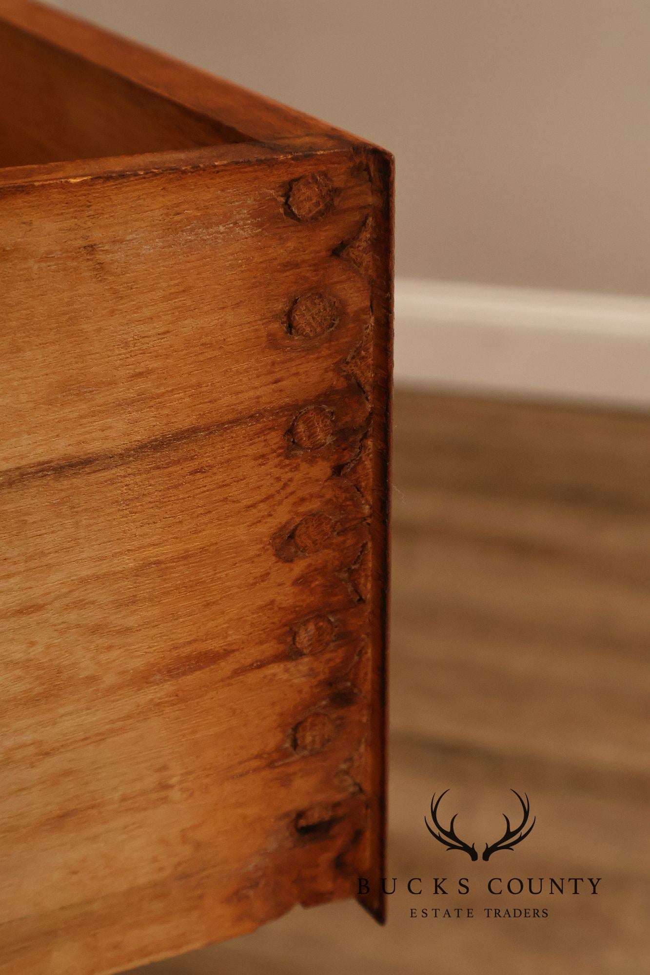 Paine Furniture Renaissance Revival Oak Dresser with Mirror