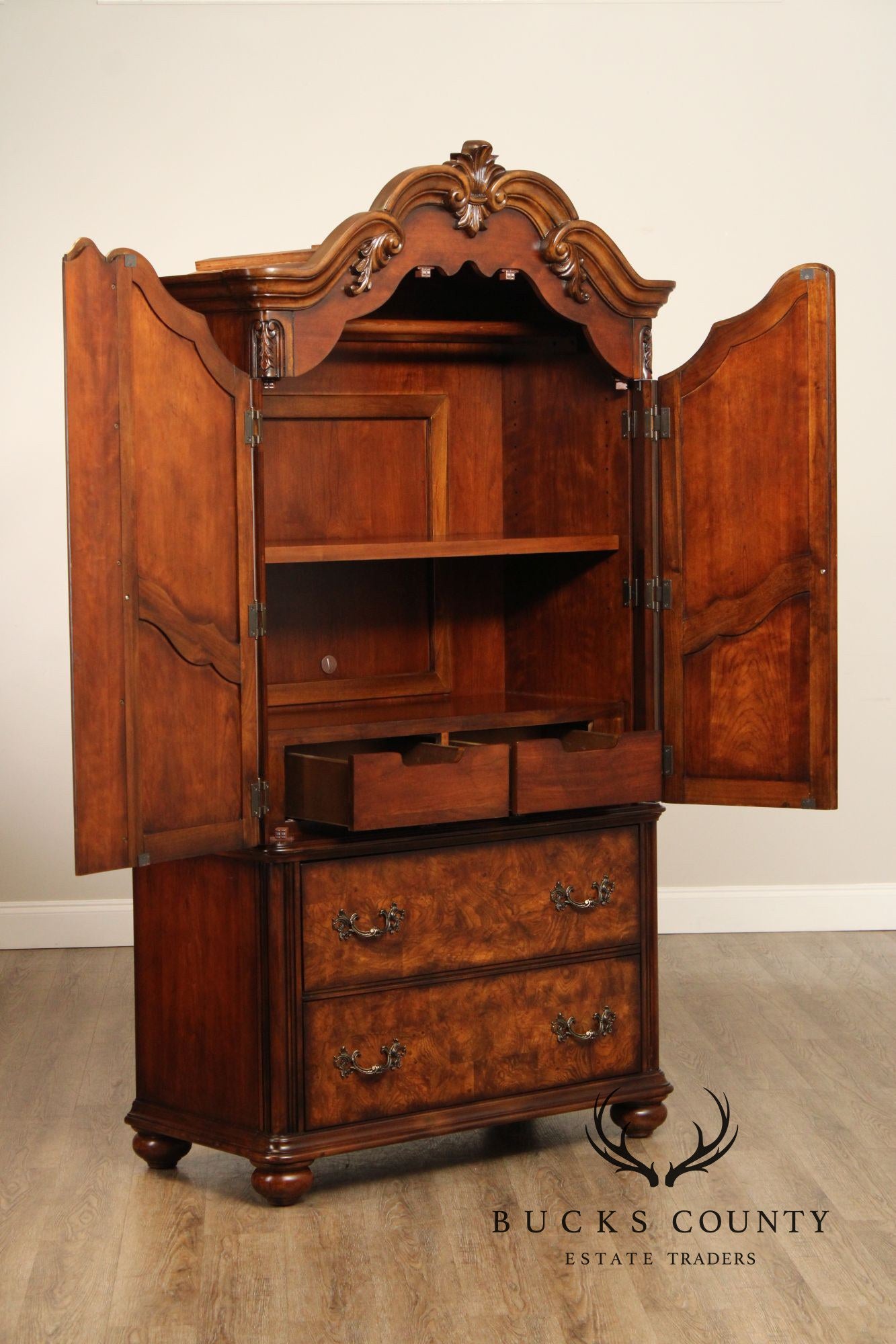 Pulaski Furniture 'Ashton Park' Burlwood Armoire