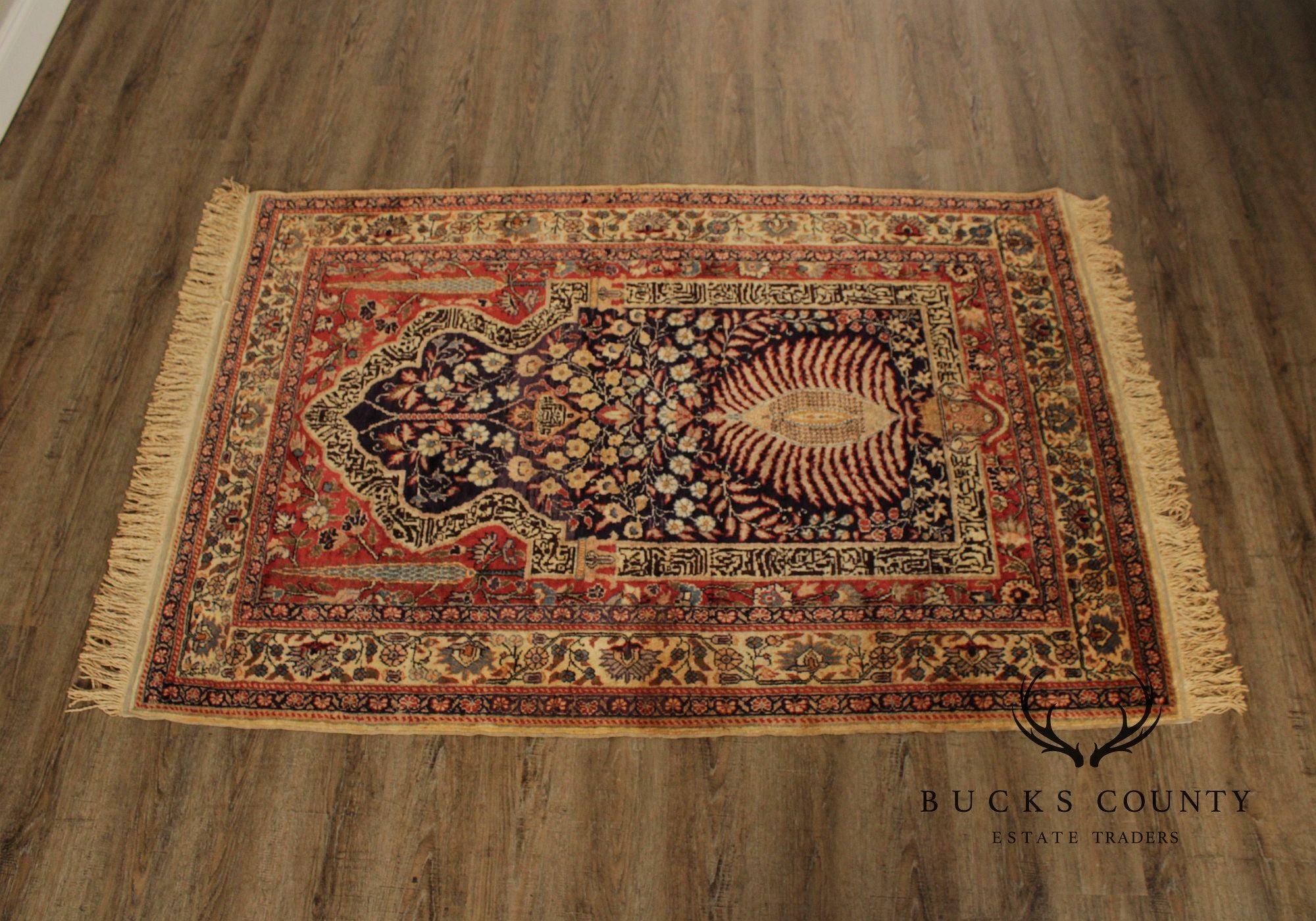 Persian Hand Knotted Prayer Rug