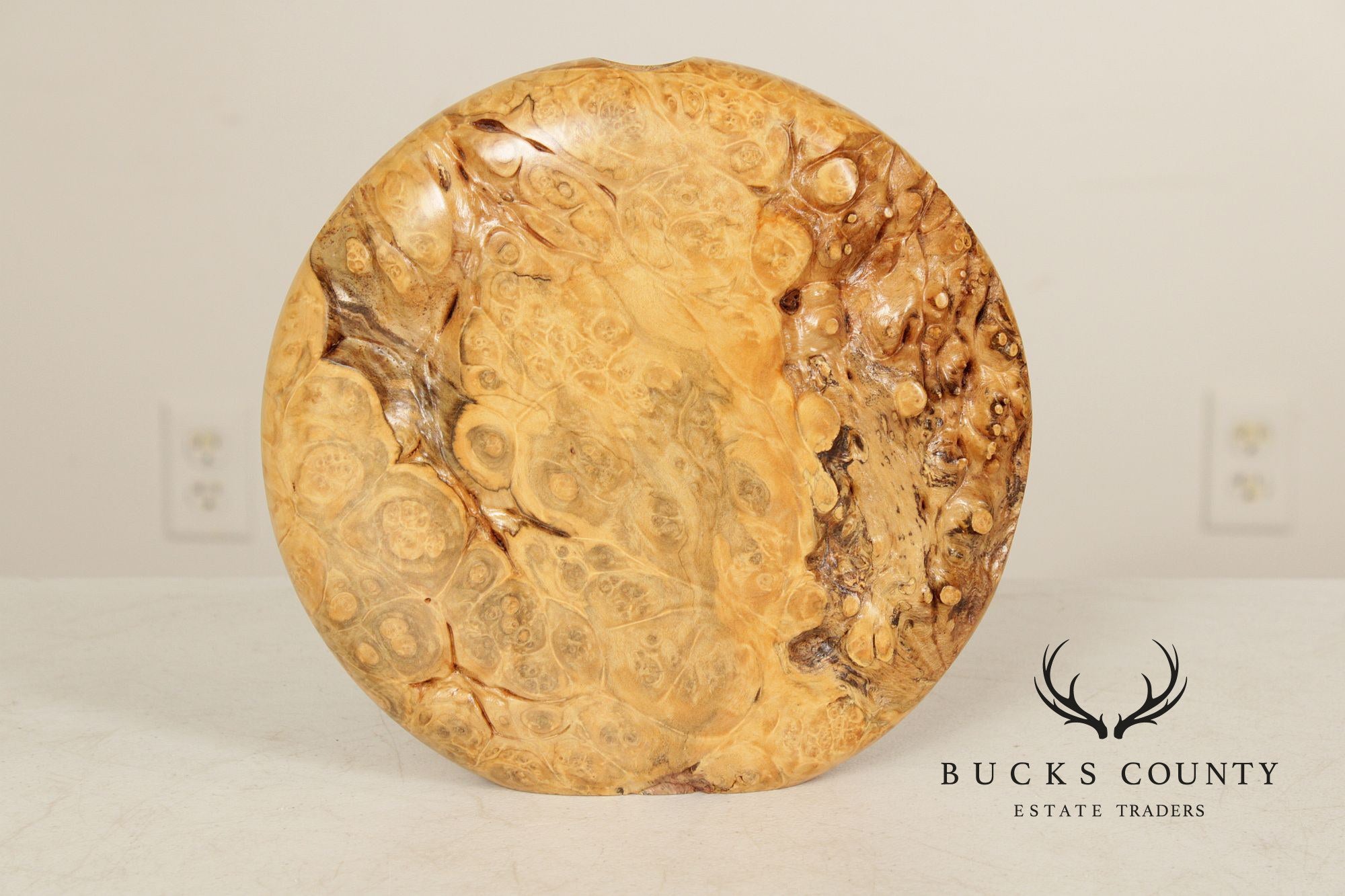 Warren Vienneau Studio Crafted Maple Burl Vase