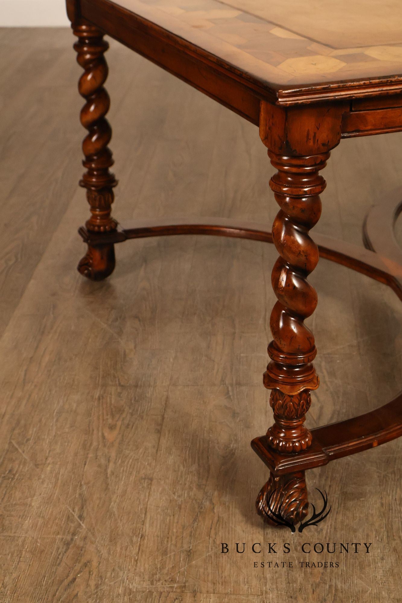 Jonathan Charles Square Top Oyster Coffee Table With Slides