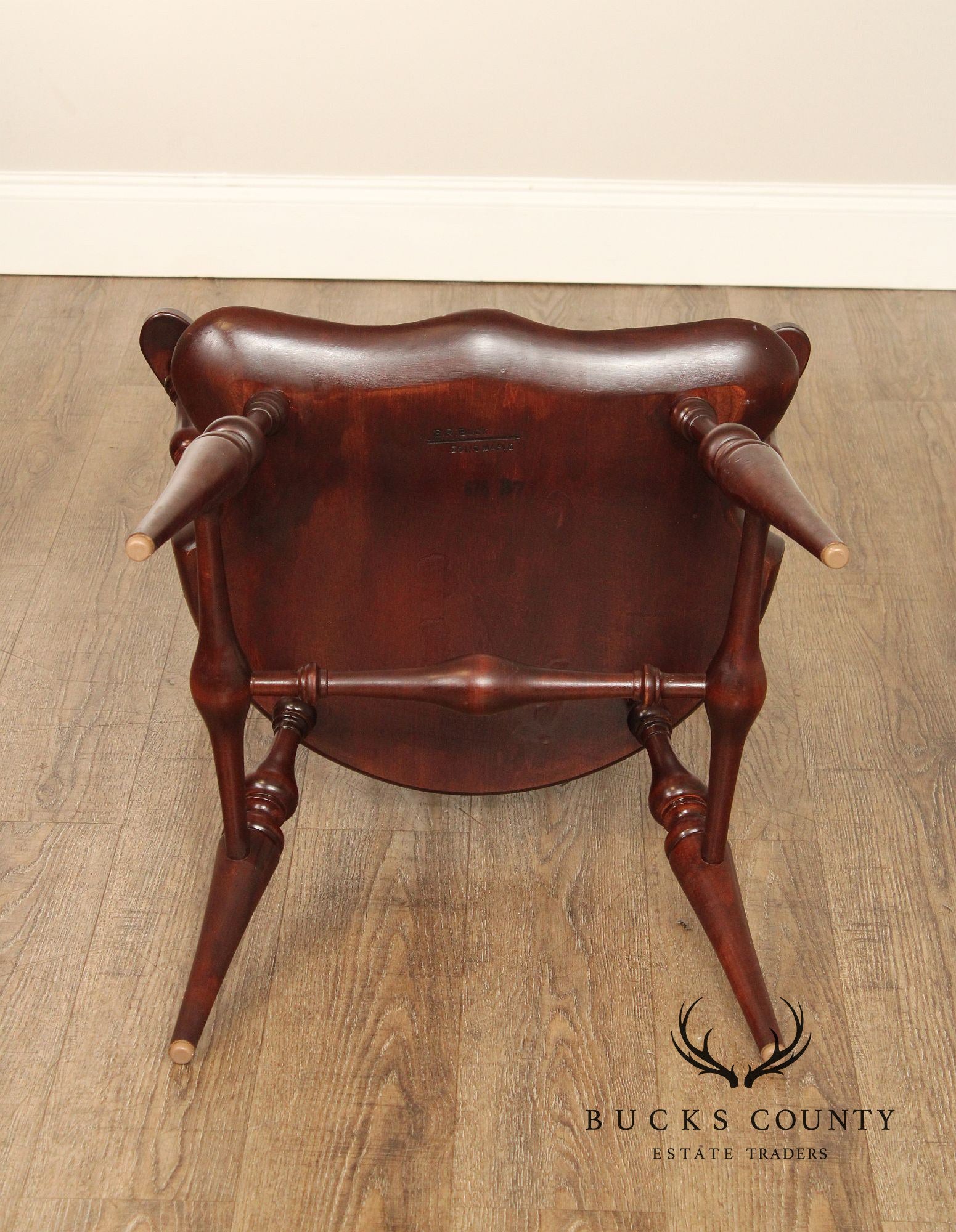 E.R. Buck Solid Maple Windsor Armchair