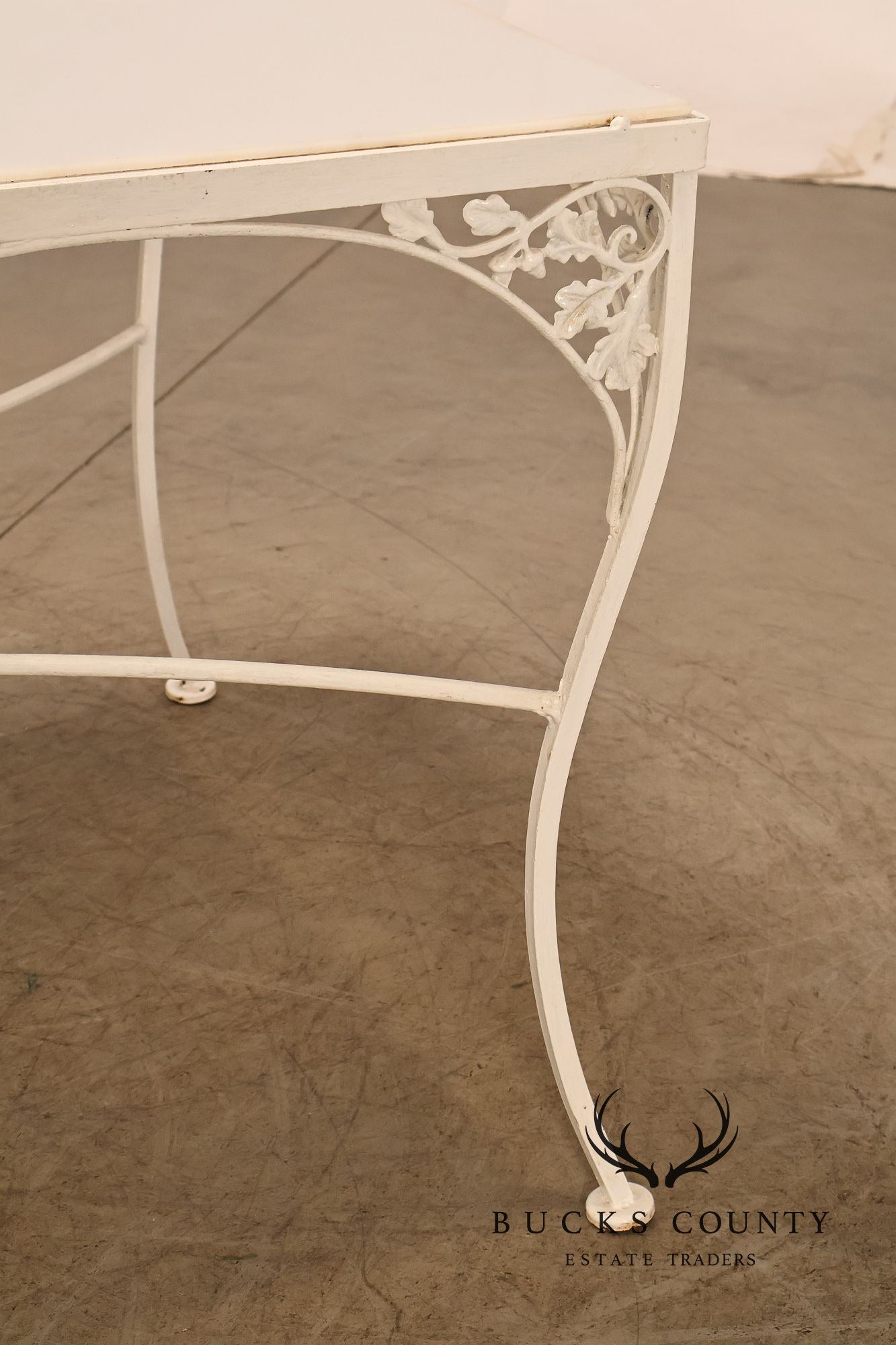Woodard 'Orleans' Wrought Iron Patio Dining Table