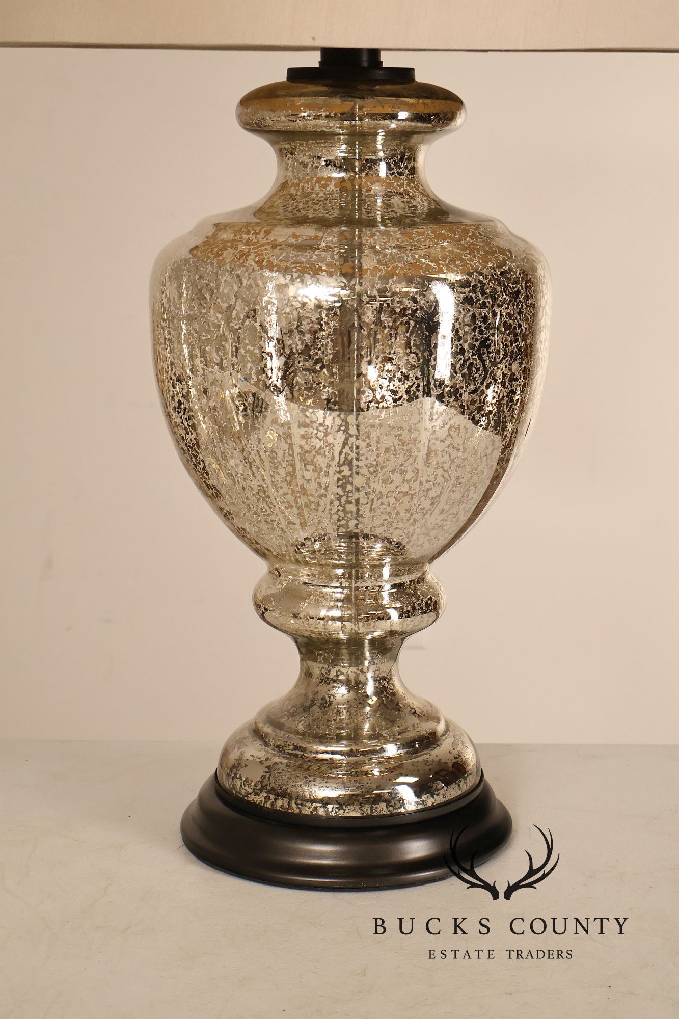 Contemporary Mercury Glass Table Lamp