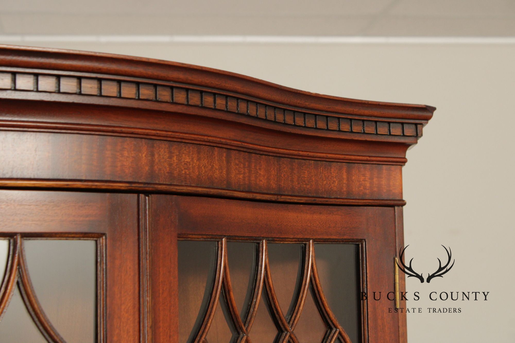 Bevan Funnell Georgian Style Mahogany Corner Cabinet