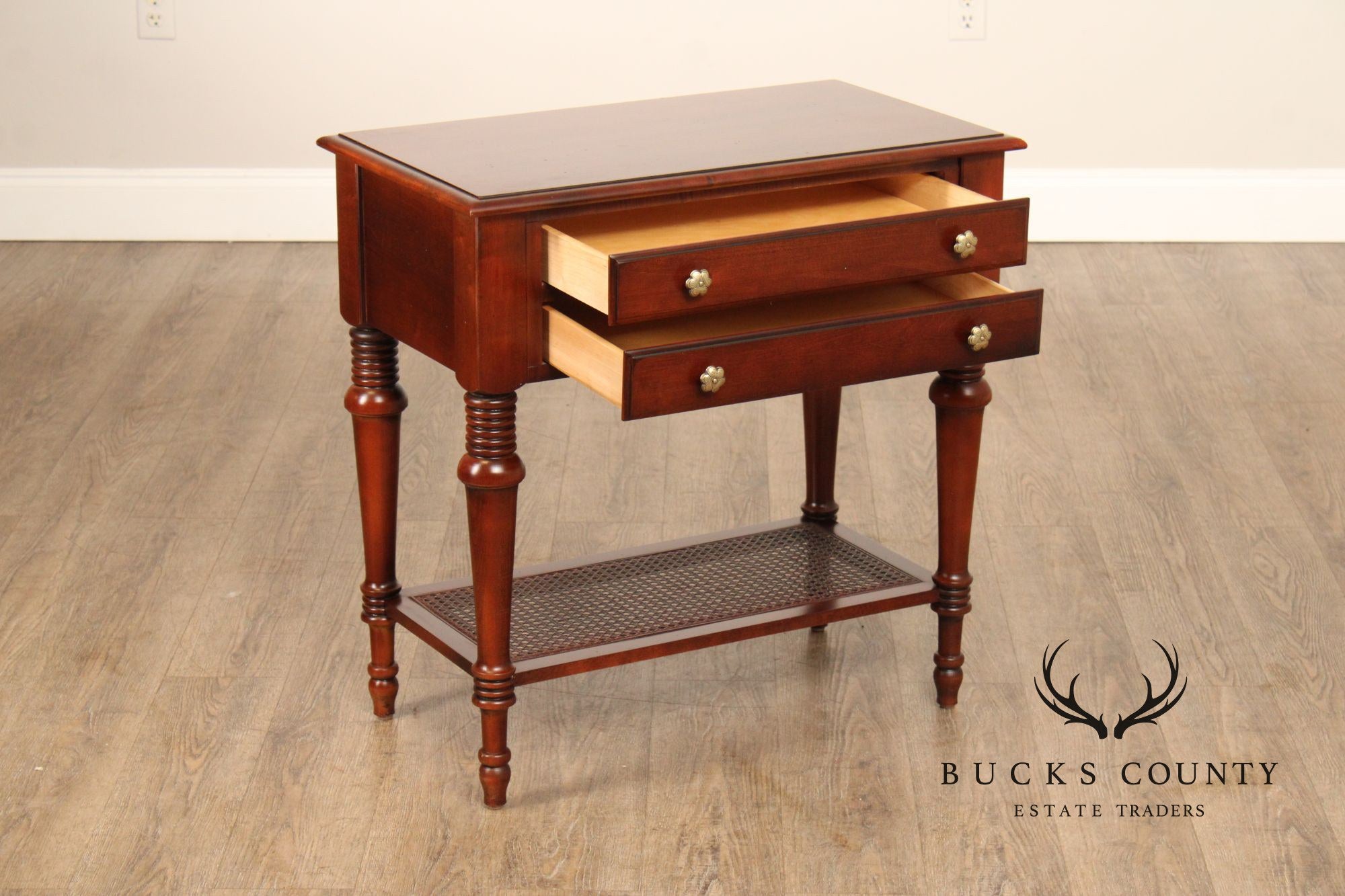 Ethan Allen 'British Classics' Pair of Cayman Nightstands