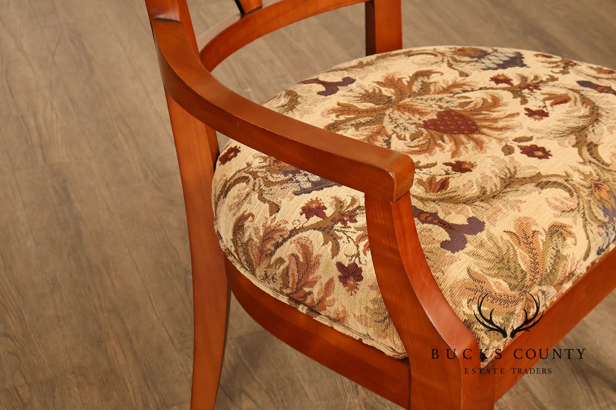 Harden Furniture Set Of Six Cherry Dining Chairs-European Interpretations Line