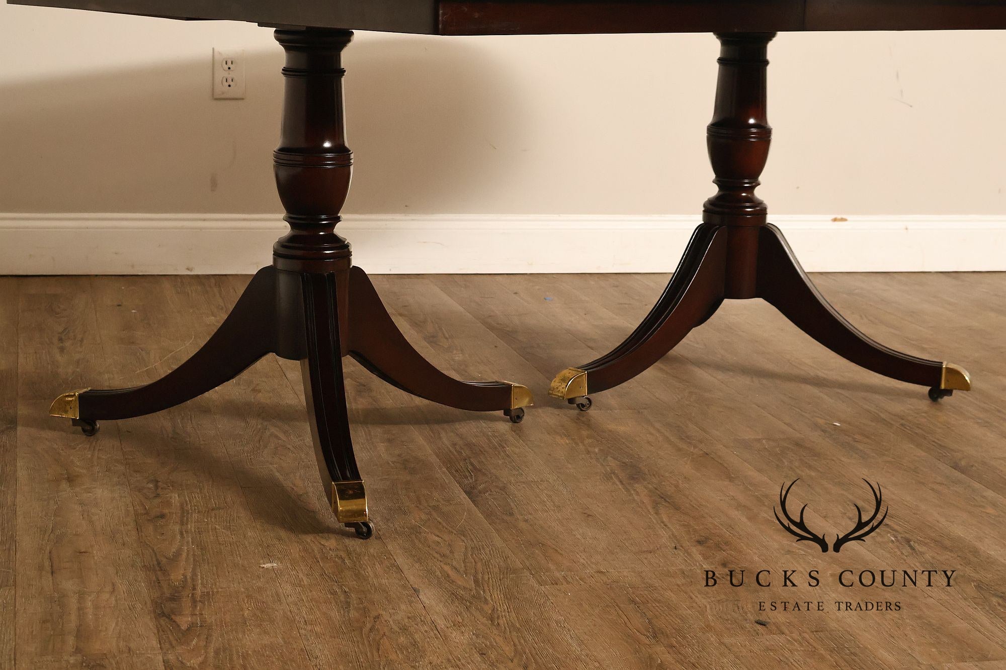Kindel Double Pedestal Mahogany Dining table