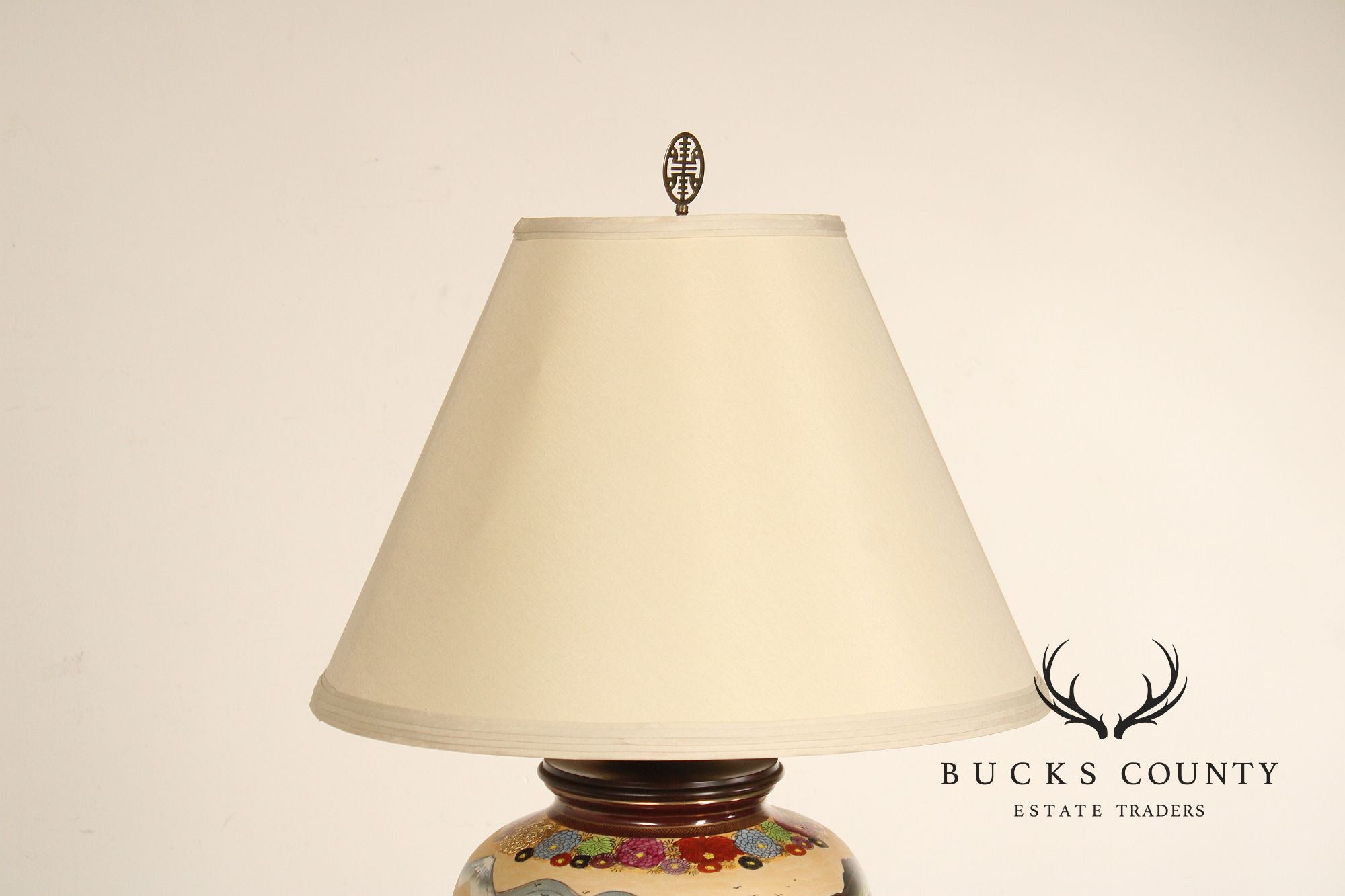 Frederick Cooper Asian Style Porcelain Ginger Jar Table Lamp