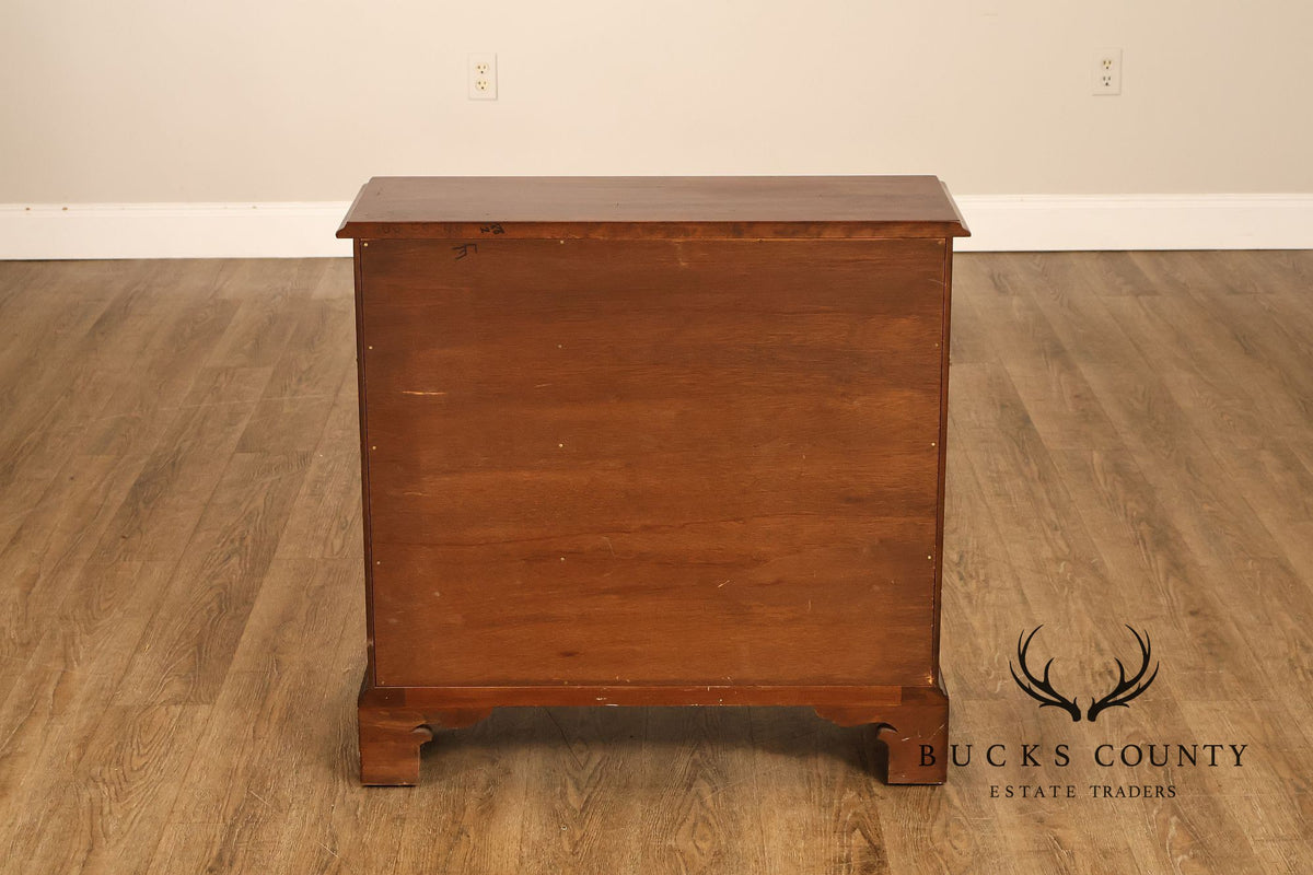 Stickley Chippendale Style Cherry Chest Of Drawers