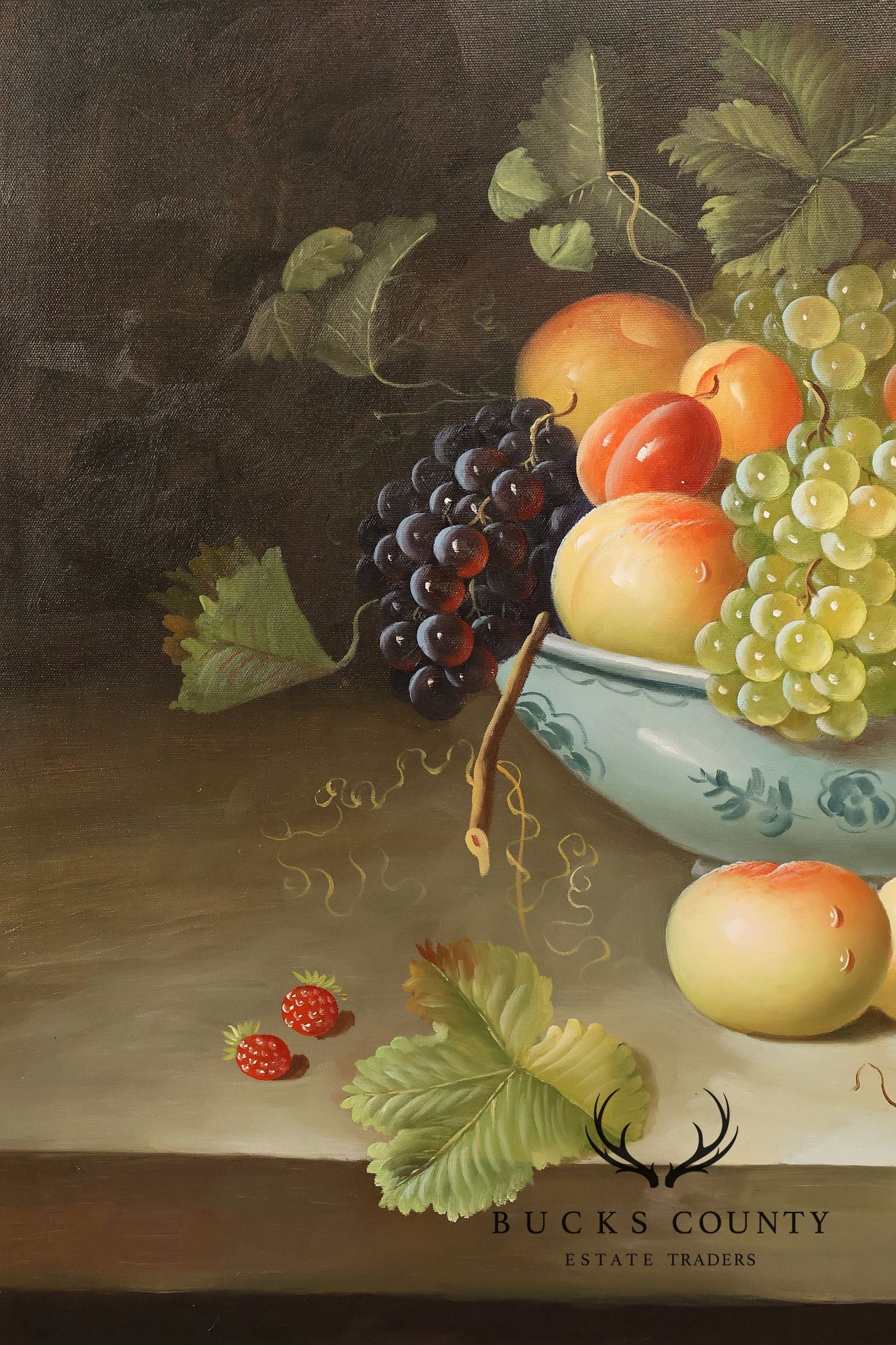 J. Abrams Still-Life Painting of Fruit