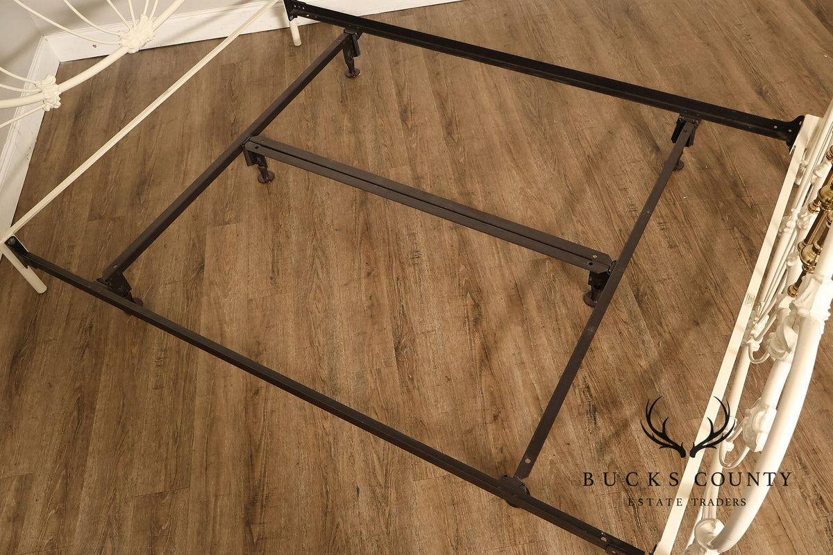 Elliott’s Designs, Inc. Wrought Iron and Brass Queen Bed