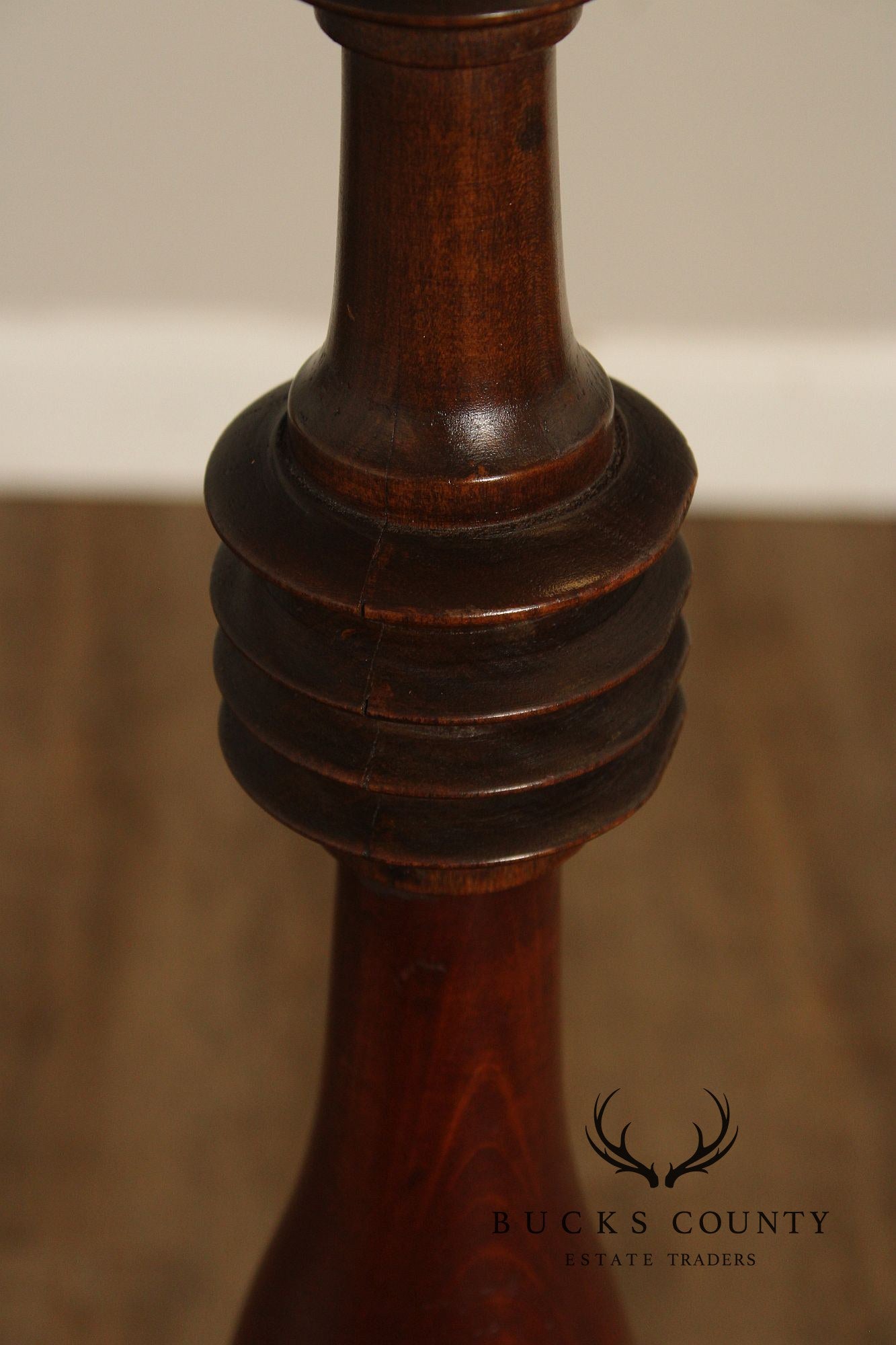 Antique Sheraton Style Pair Of Twin Poster Beds