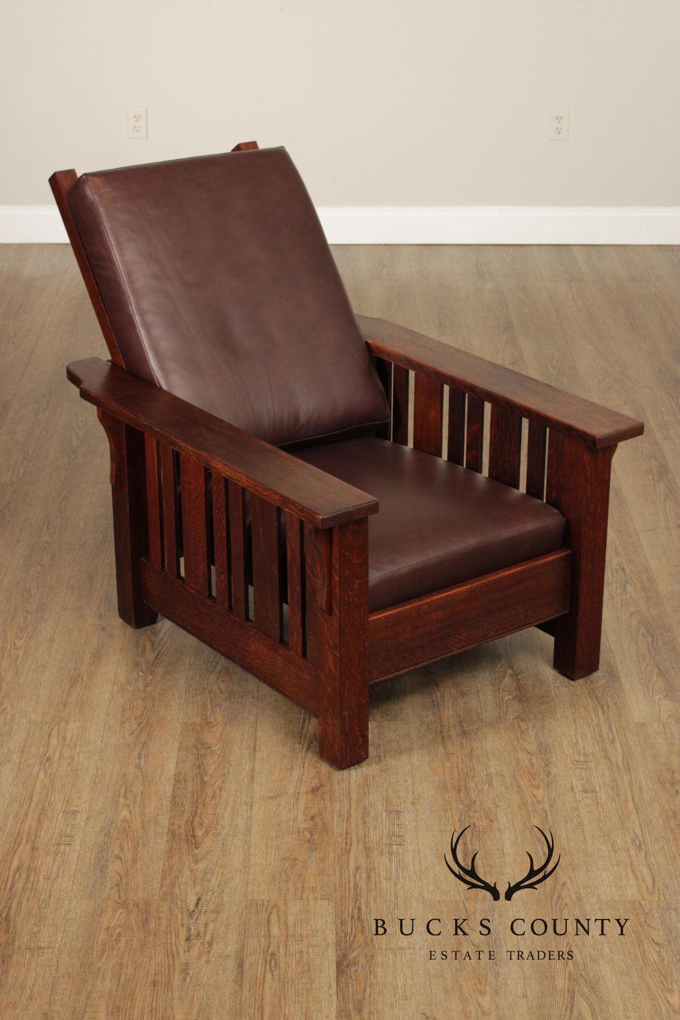 Paine Furniture Co. Antique Mission Oak Morris Chair