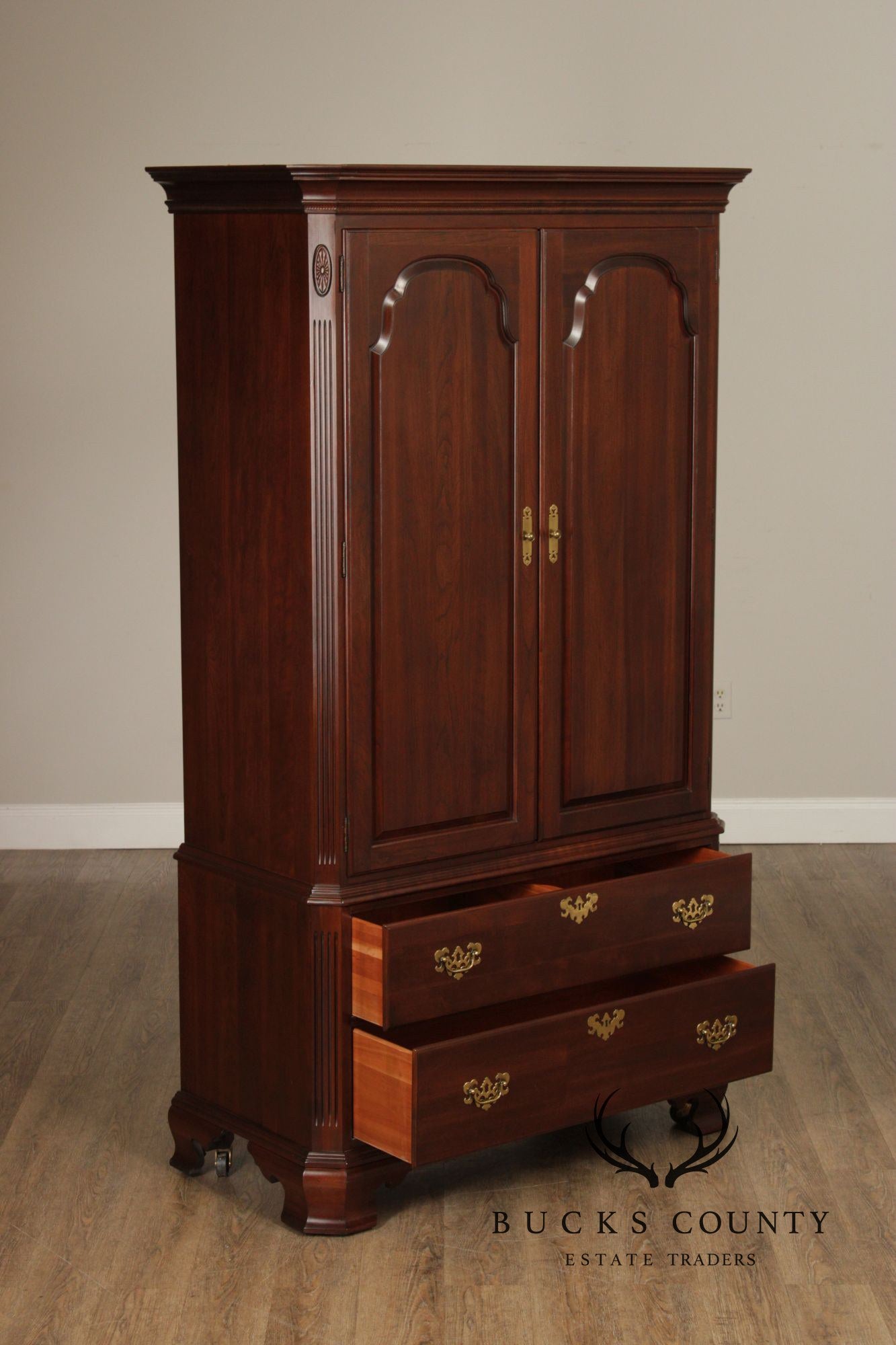 Ethan Allen Georgian Court Collection Cherry Armoire