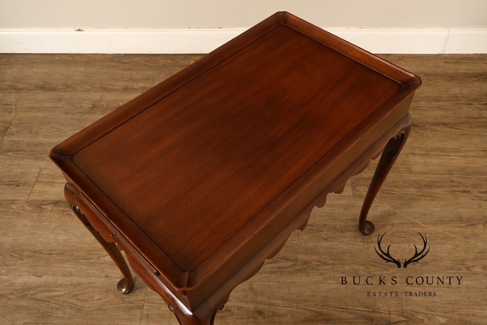 Kittinger Colonial Williamsburg Mahogany Queen Anne Tea Table