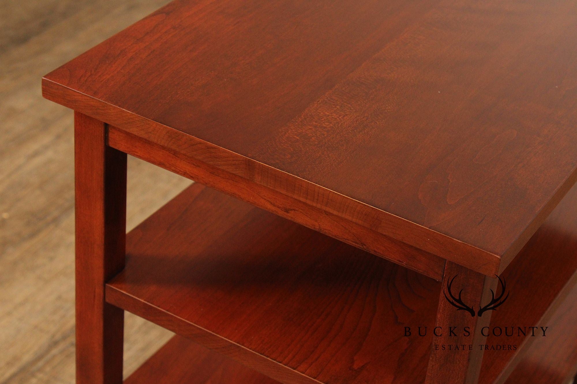 Stickley Mission Collection Cherry Tier Table