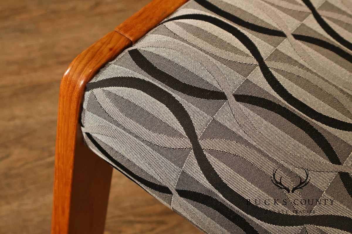 Danish Modern Niels Eilersen Teak Upholstered Dining Chairs Set Of Six