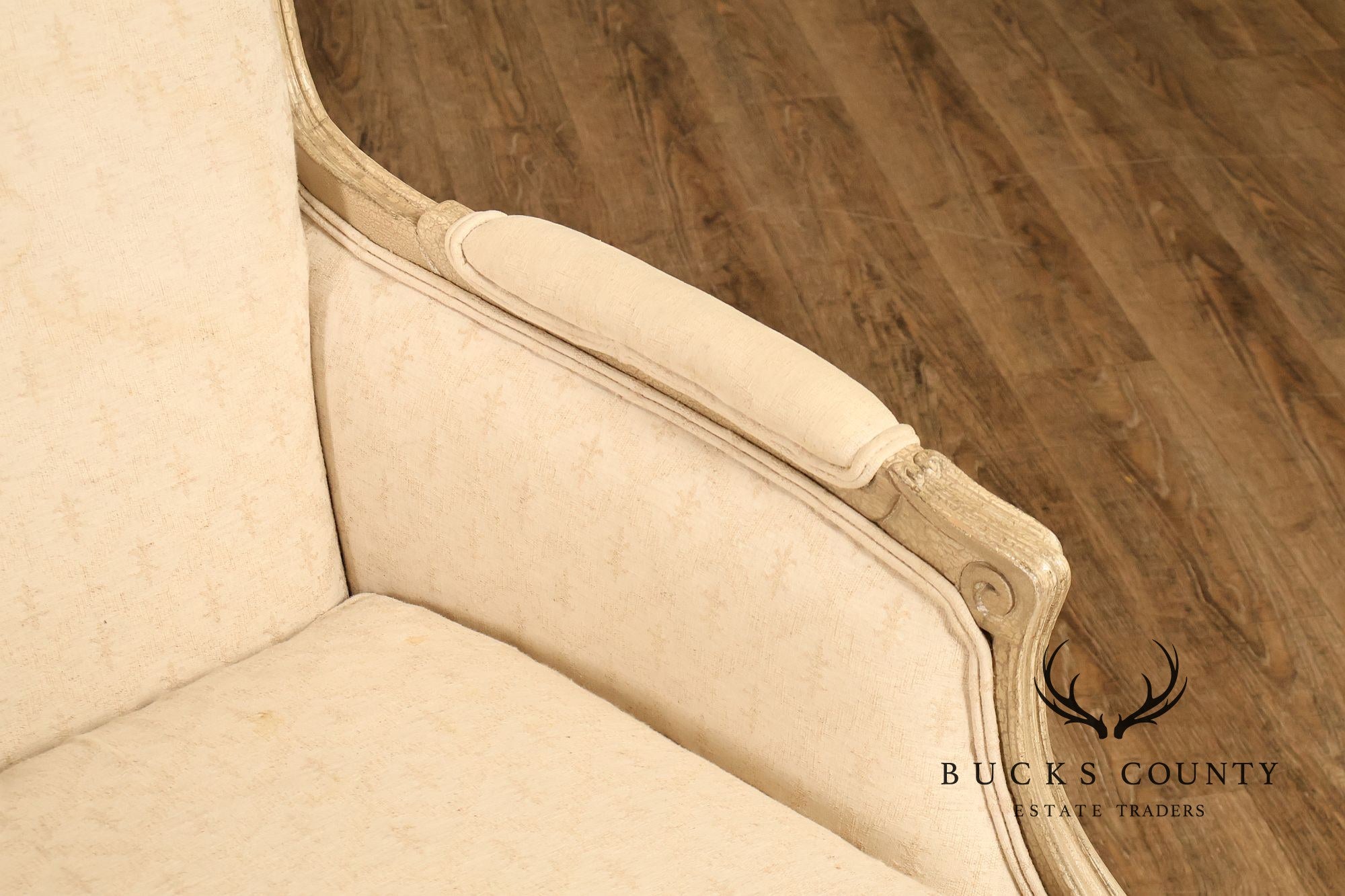 Pama Furniture Inc French Provincial Style Bergere Armchair