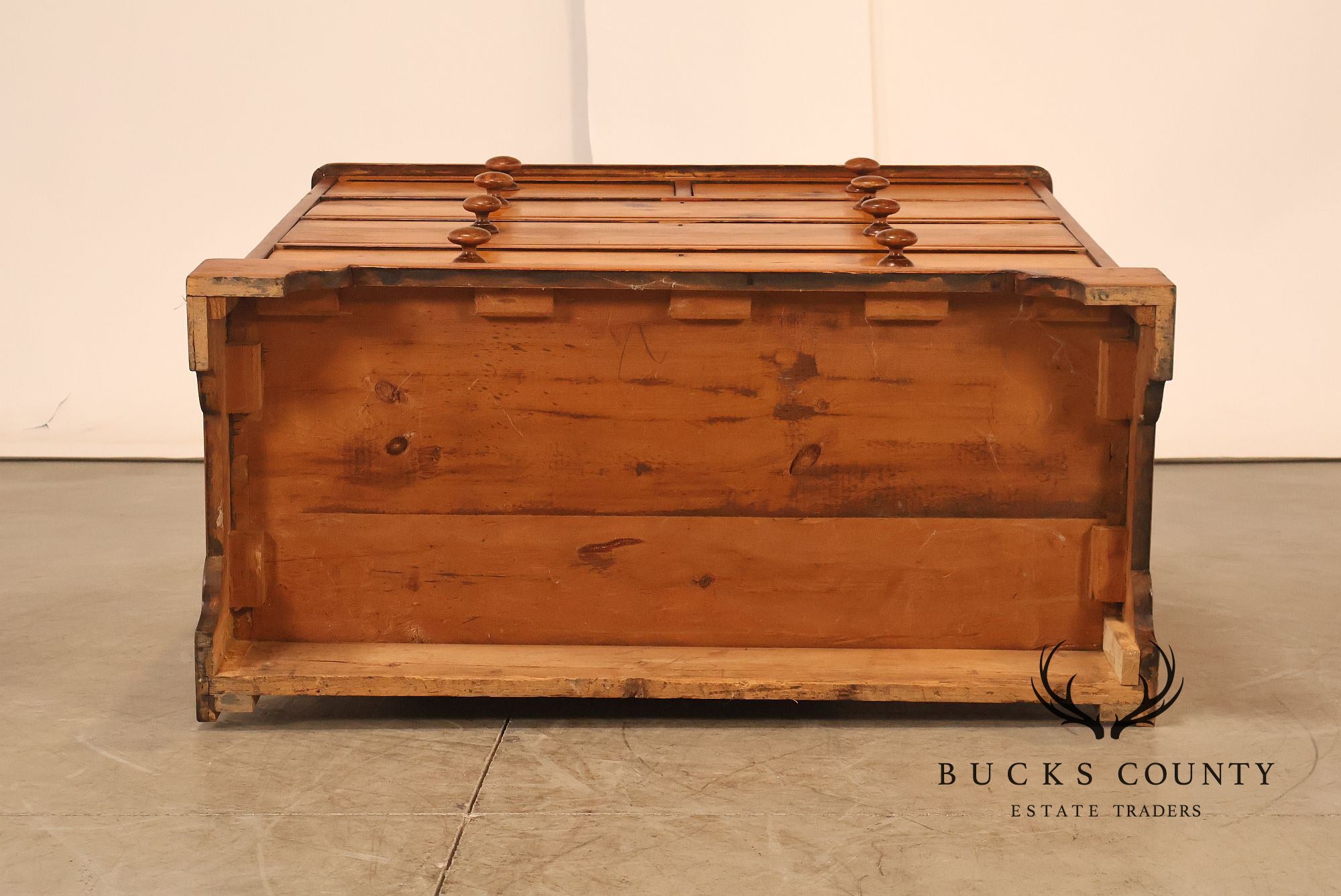 Antique Cottage Pine Chest Of Drawers