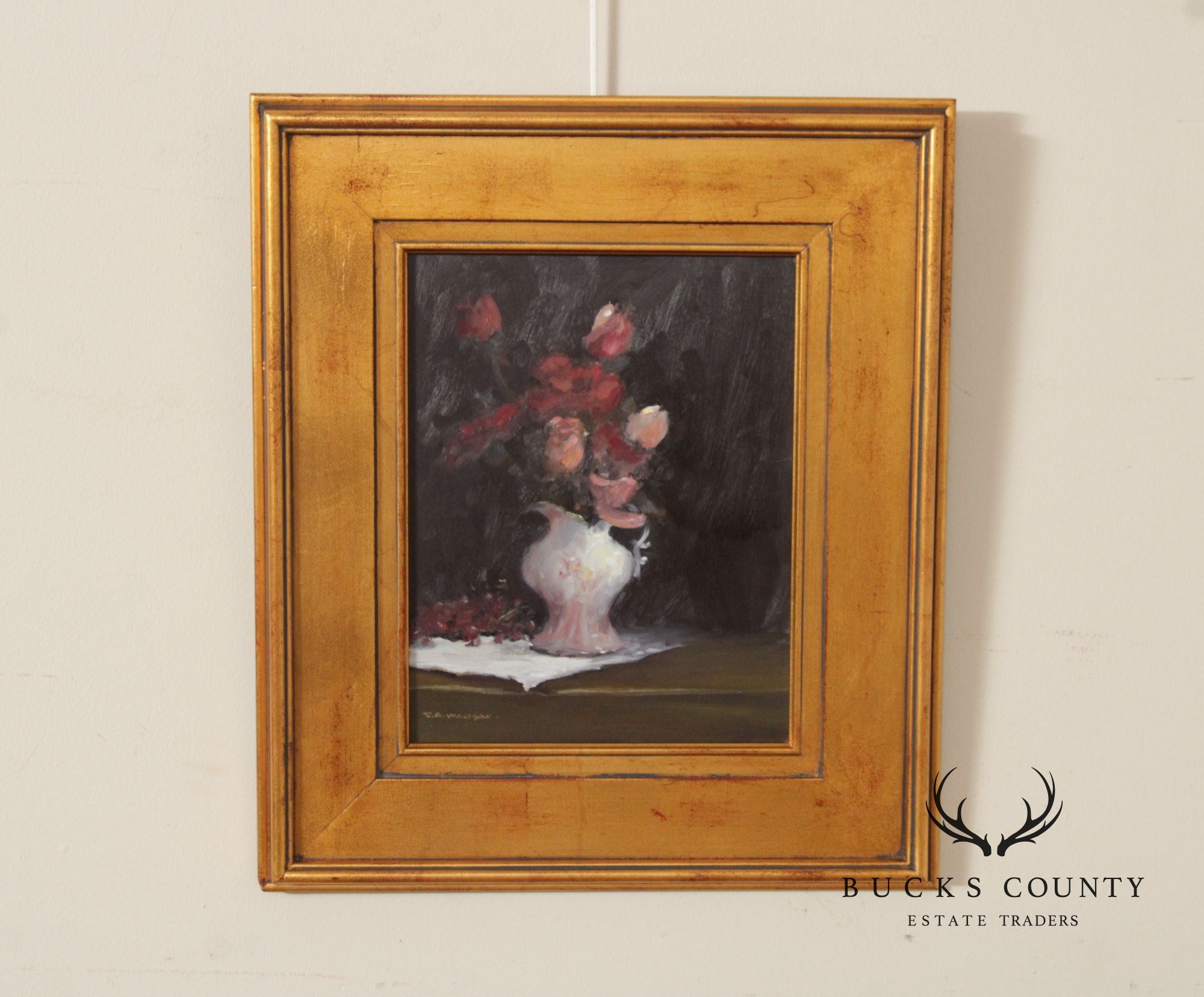 Robert Waltsak Floral Still-Life Oil Painting