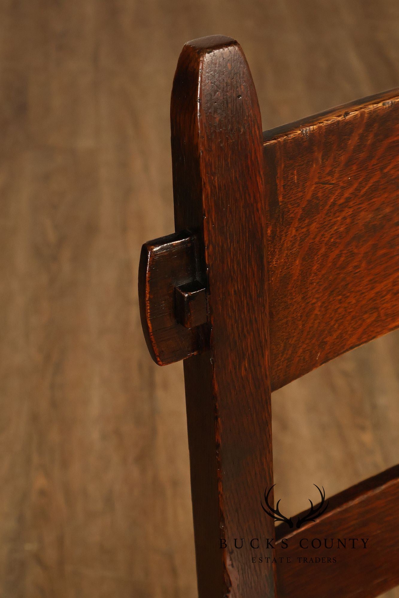 Gustav Stickley Antique Rabbit Ear #1291 Dining Chair