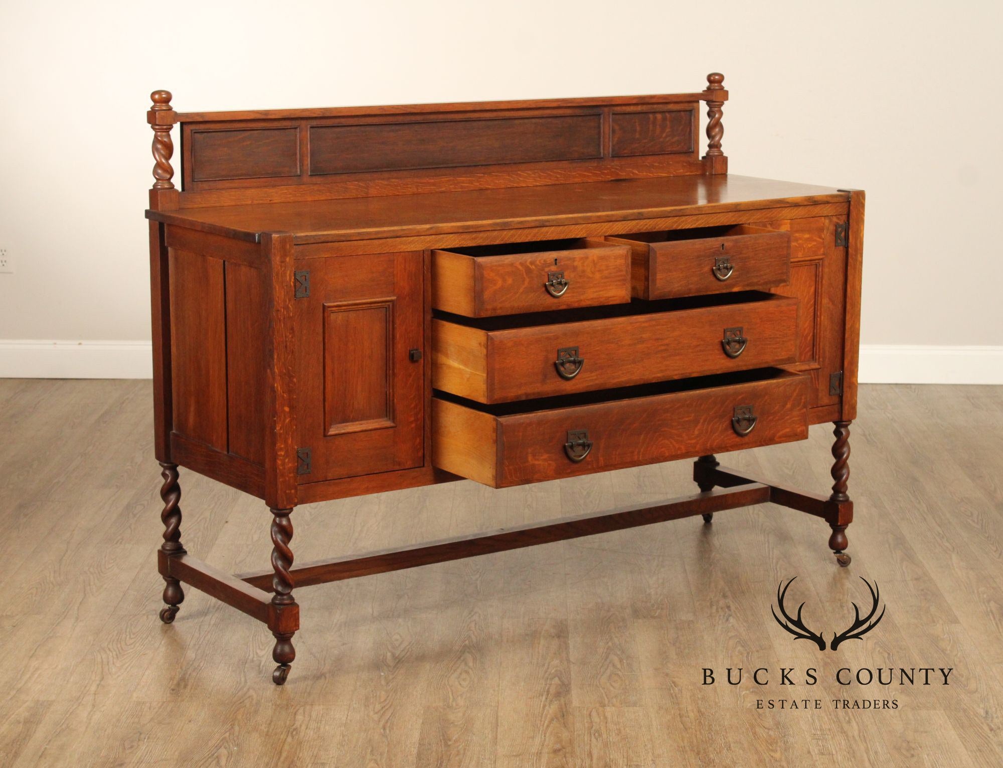 Stickley Brothers Antique Oak Sideboard