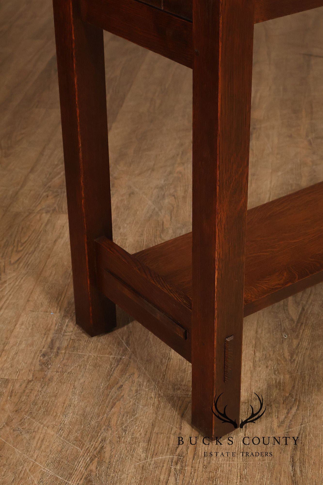 Stickley Mission Collection Oak Console Table Server
