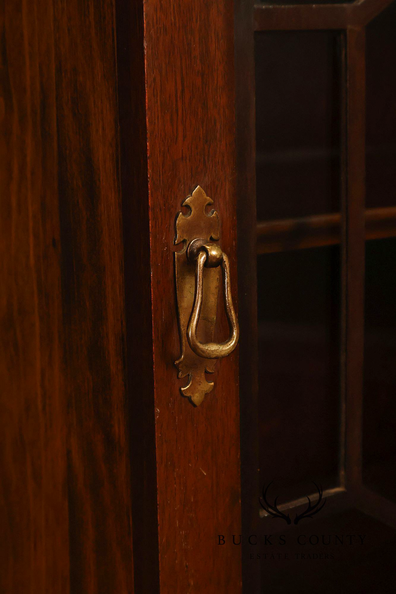 1940's Chippendale Style Mahogany Single Door By Wasmuth-Goodrich