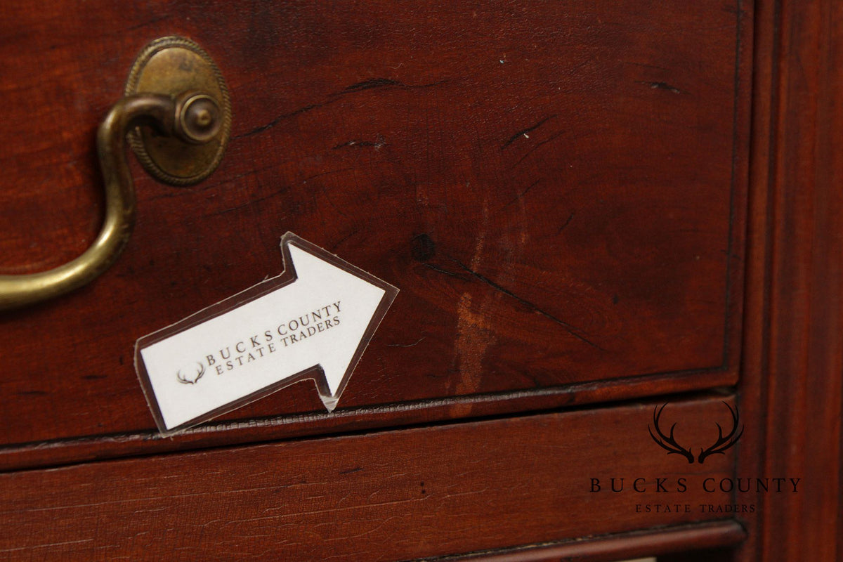 Antique Chippendale Cherry One-Drawer Work Table