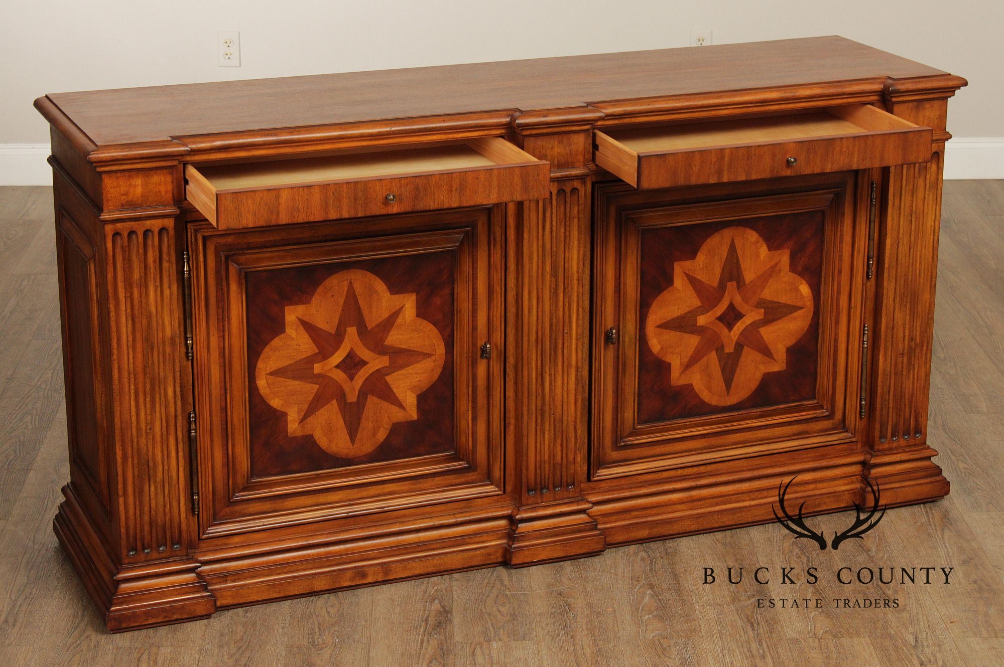 Ethan Allen 'Lombard' Marquetry Sideboard