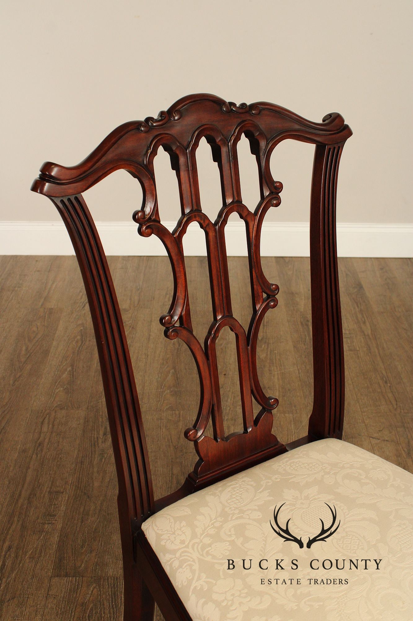 Henkel Harris Georgian Style Set of Six Mahogany Dining Chairs