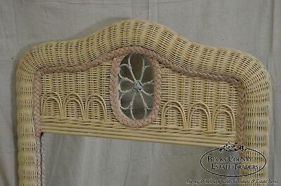 Lexington Henry Link Painted Wicker Mirror