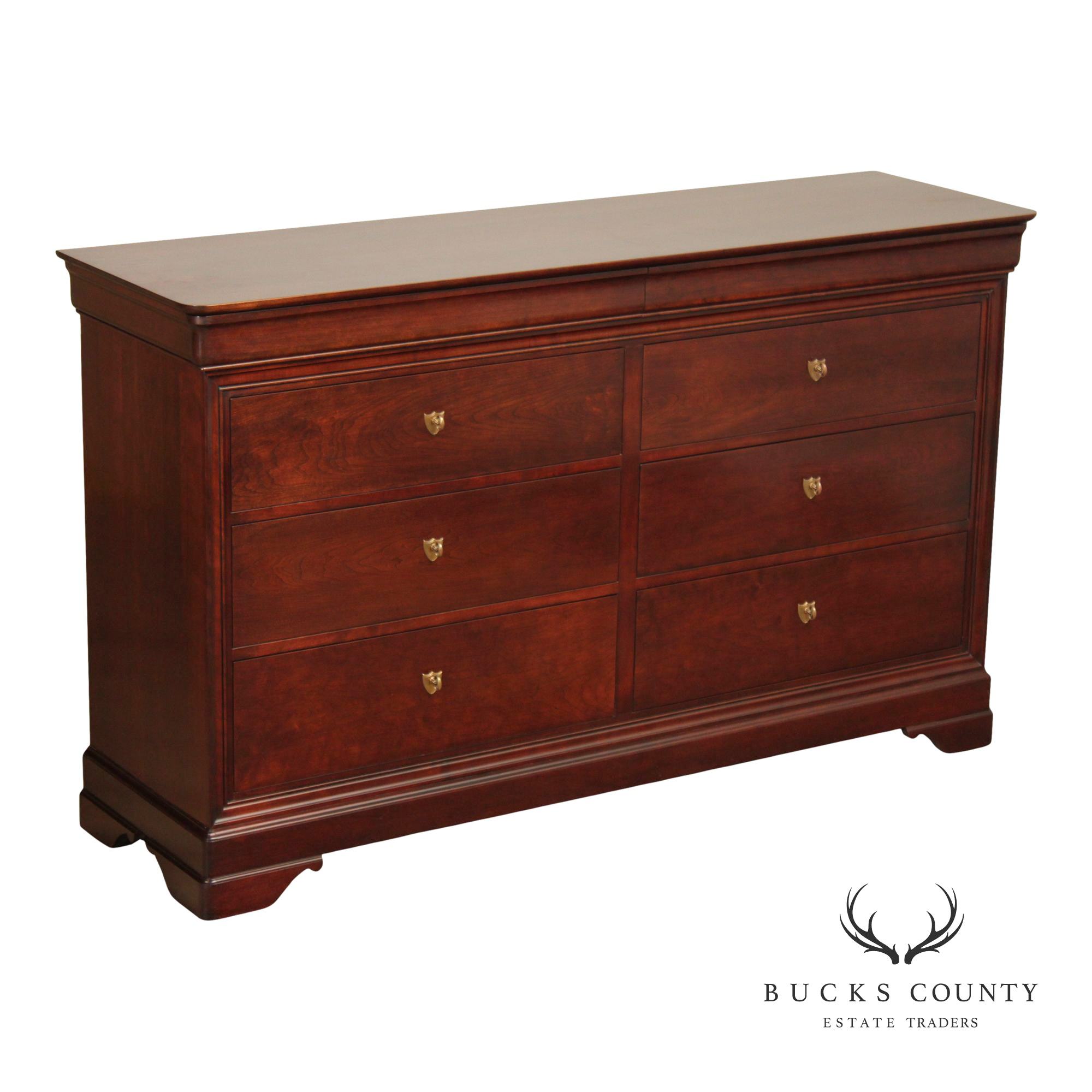 Stickley Marseilles Louis Philippe Cherry 8-Drawer Dresser