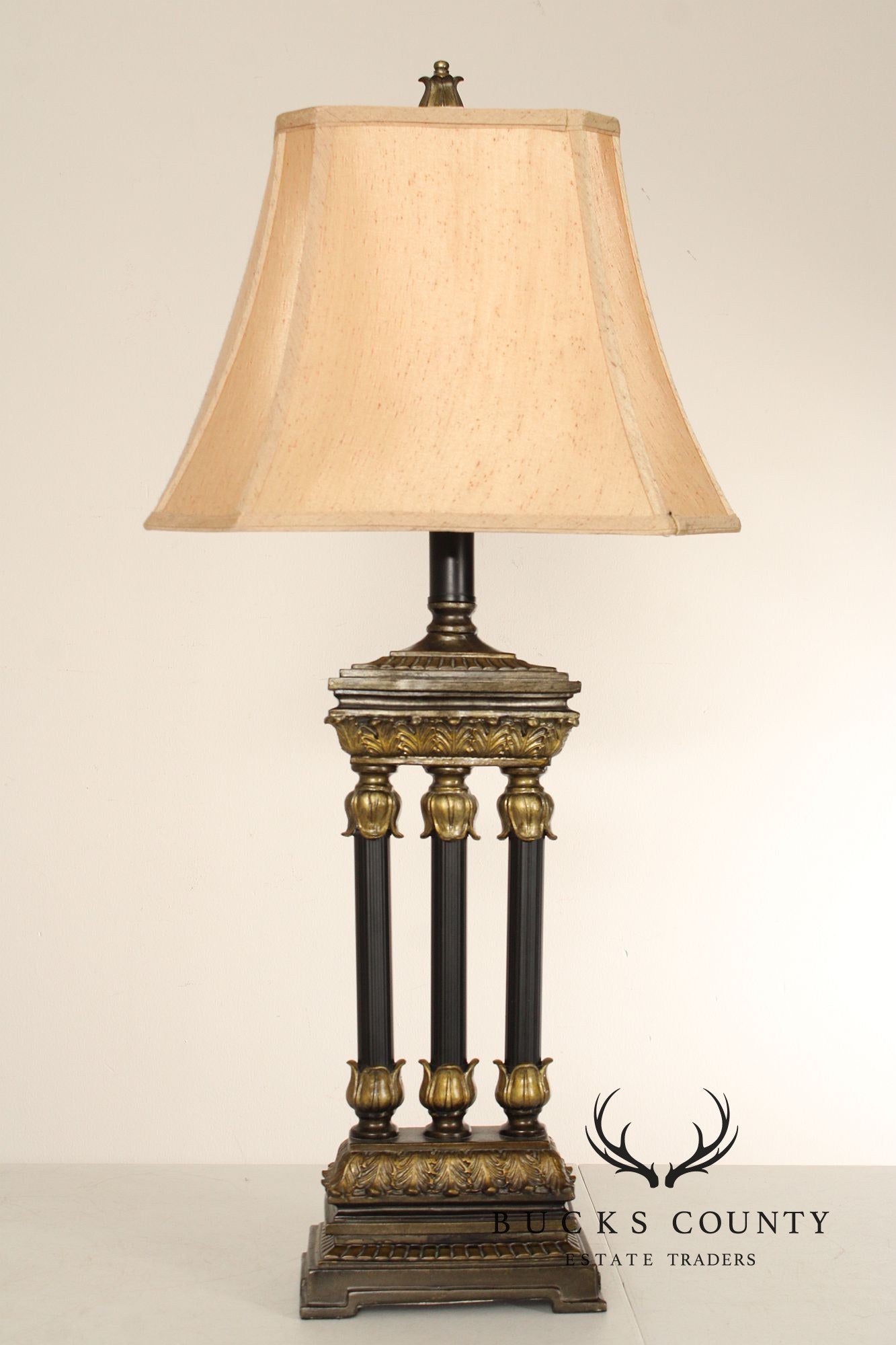 Neoclassical Style Columnar Table Lamp