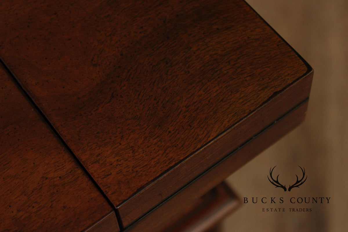 Karges Burl Walnut Flip-Top Server