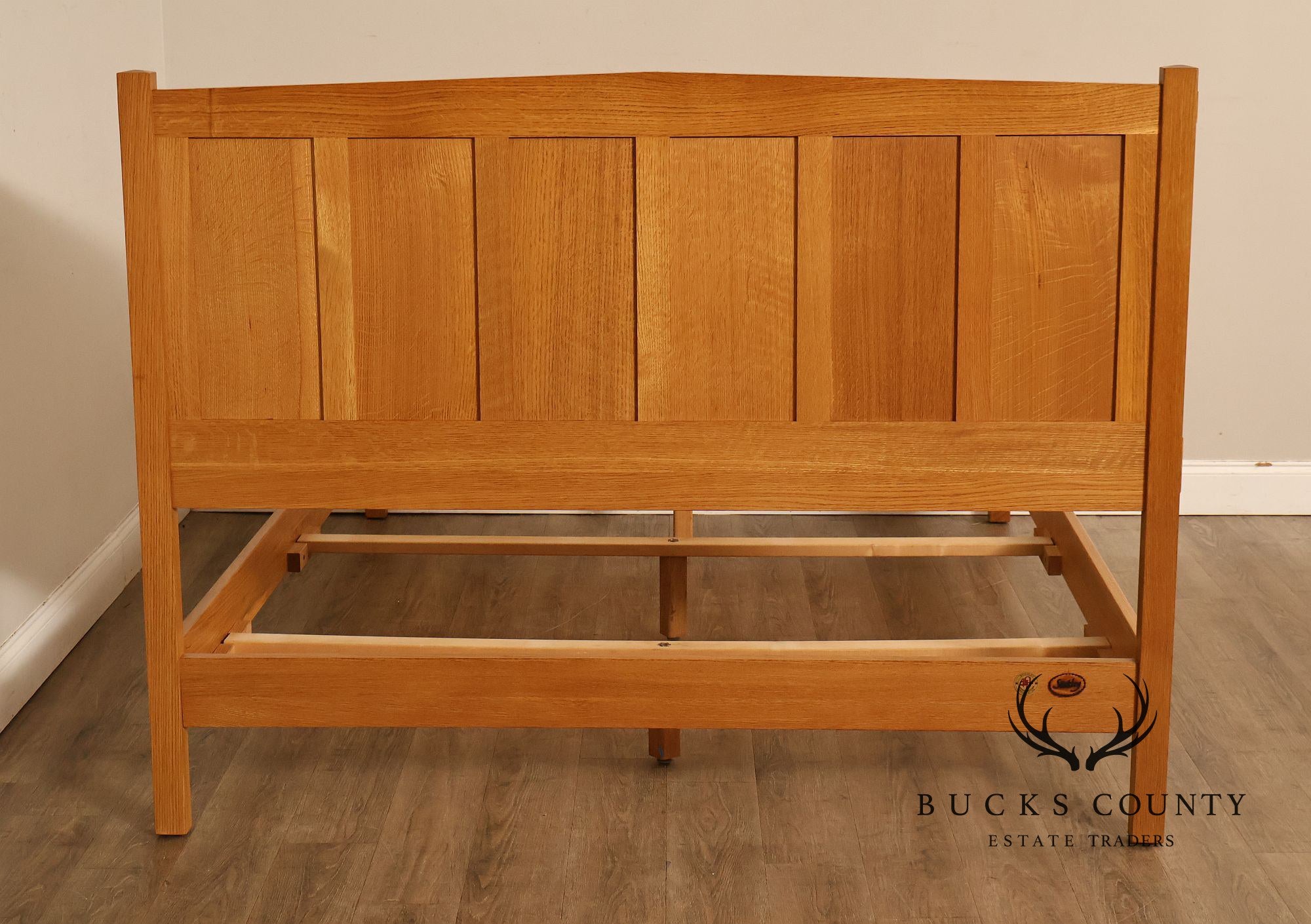 Stickley Mission Collection Oak Queen Panel Bed