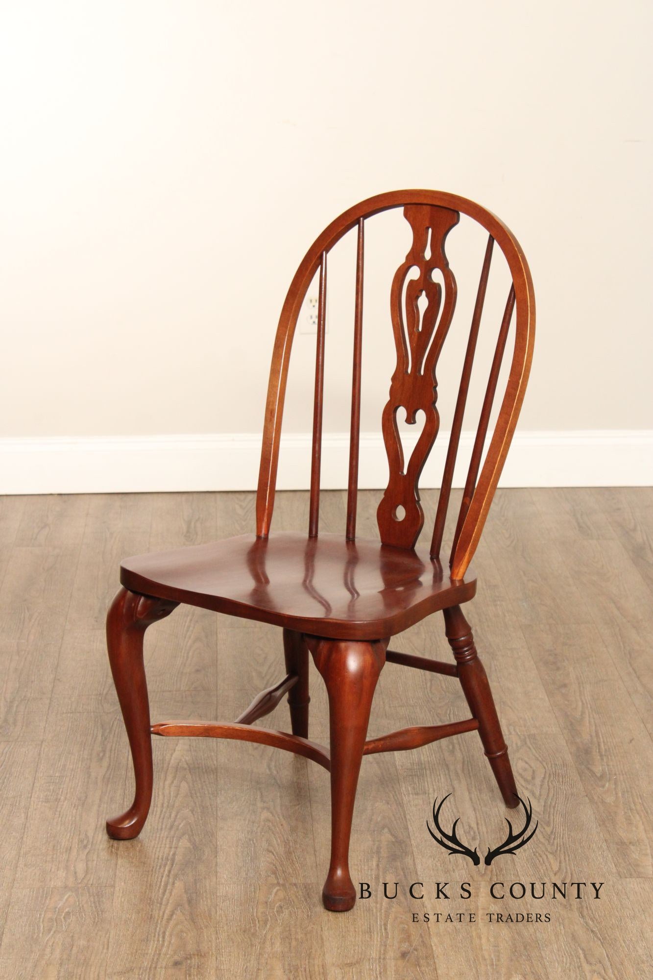 Pennsylvania House Set of Six Cherry Windsor Dining Chairs