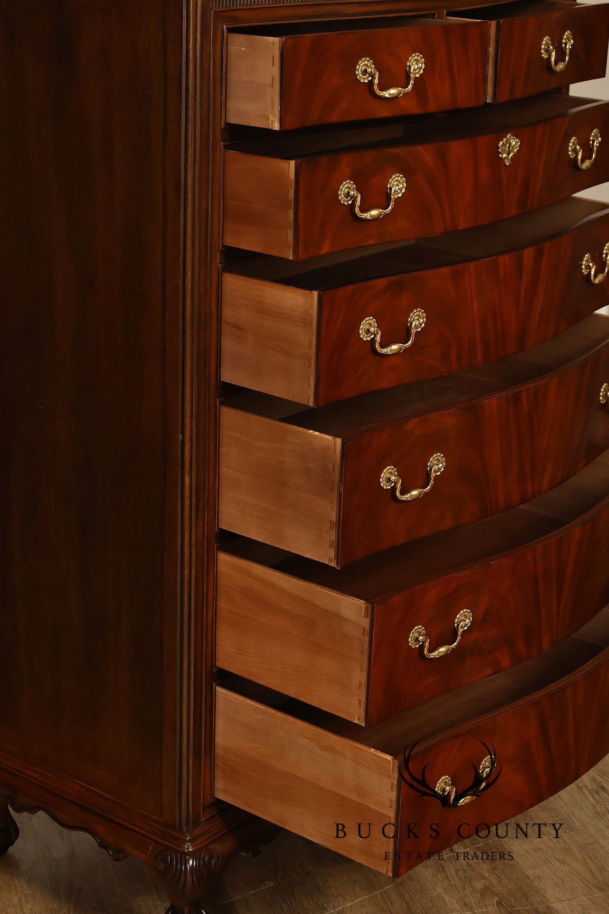 Drexel Heritage Heirlooms Collection Mahogany Tall Chest of Drawers