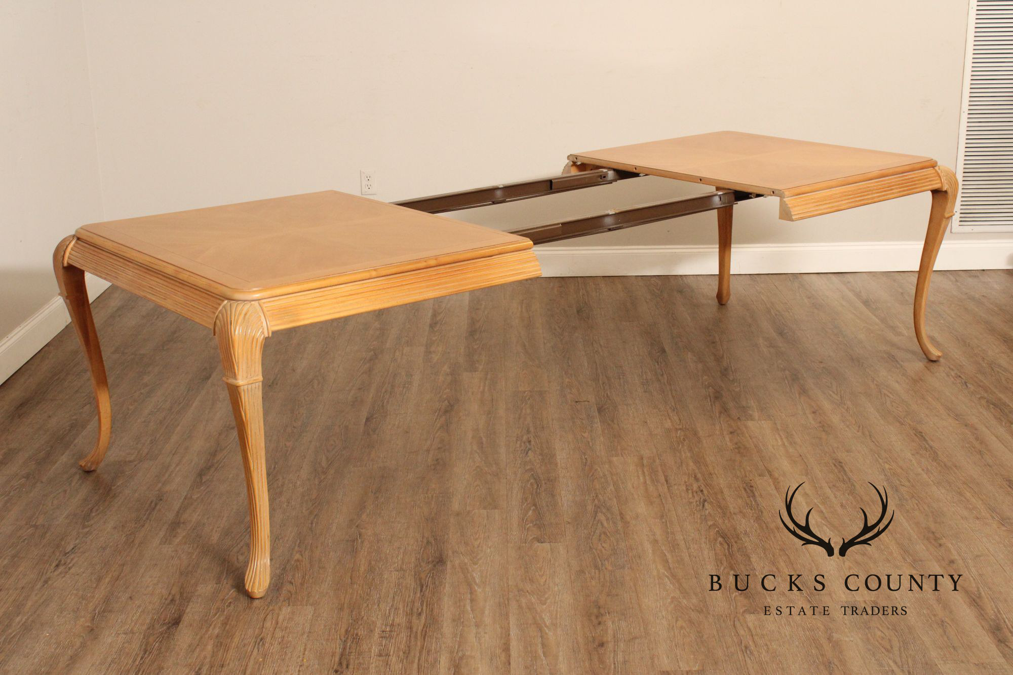 Bernhardt French Art Deco Style Expandable Dining Table