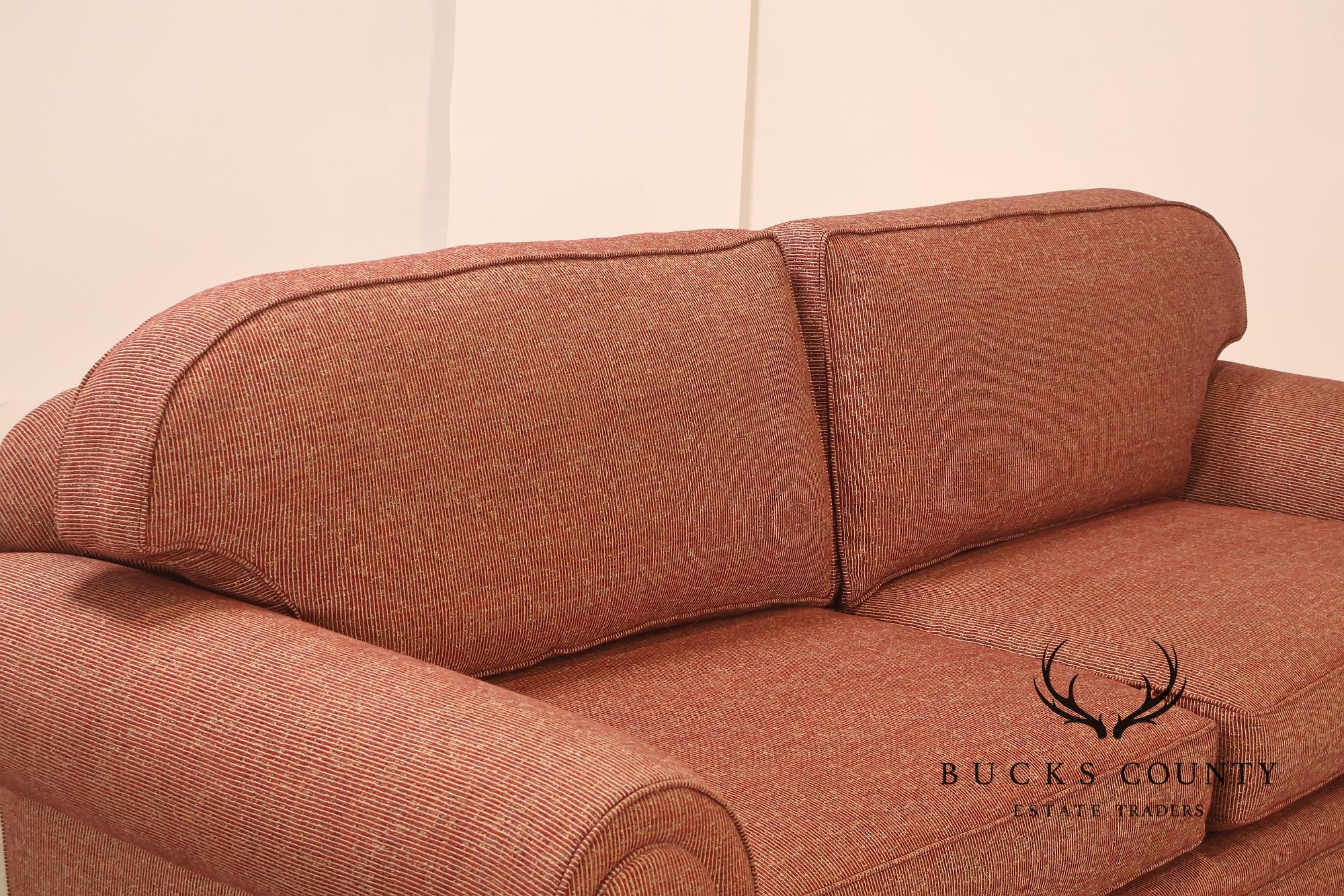 Contemporary Rolled Arm Upholstered Sofa