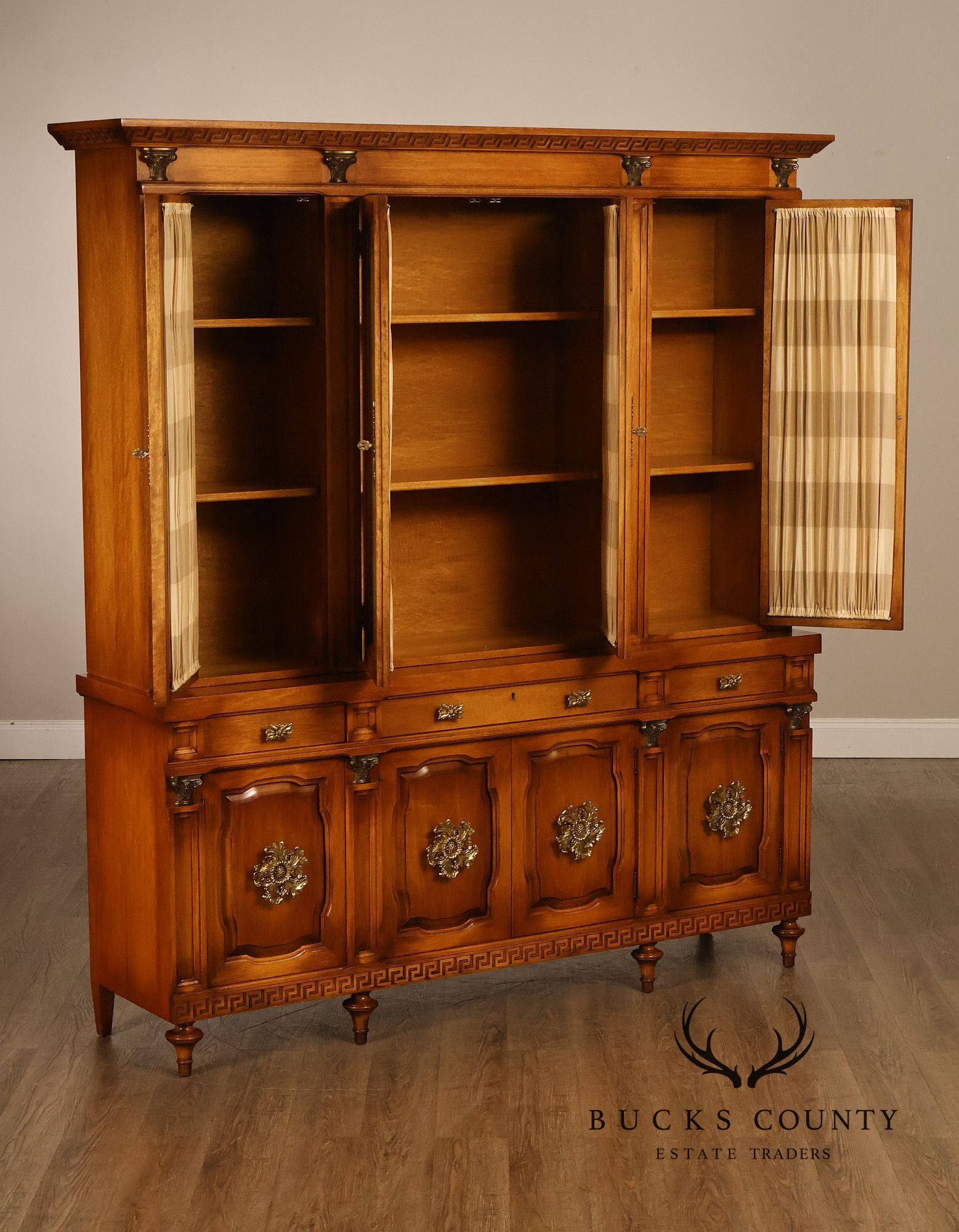 Daniel Jones Inc. Custom Regency Style Bookcase or China Cabinet