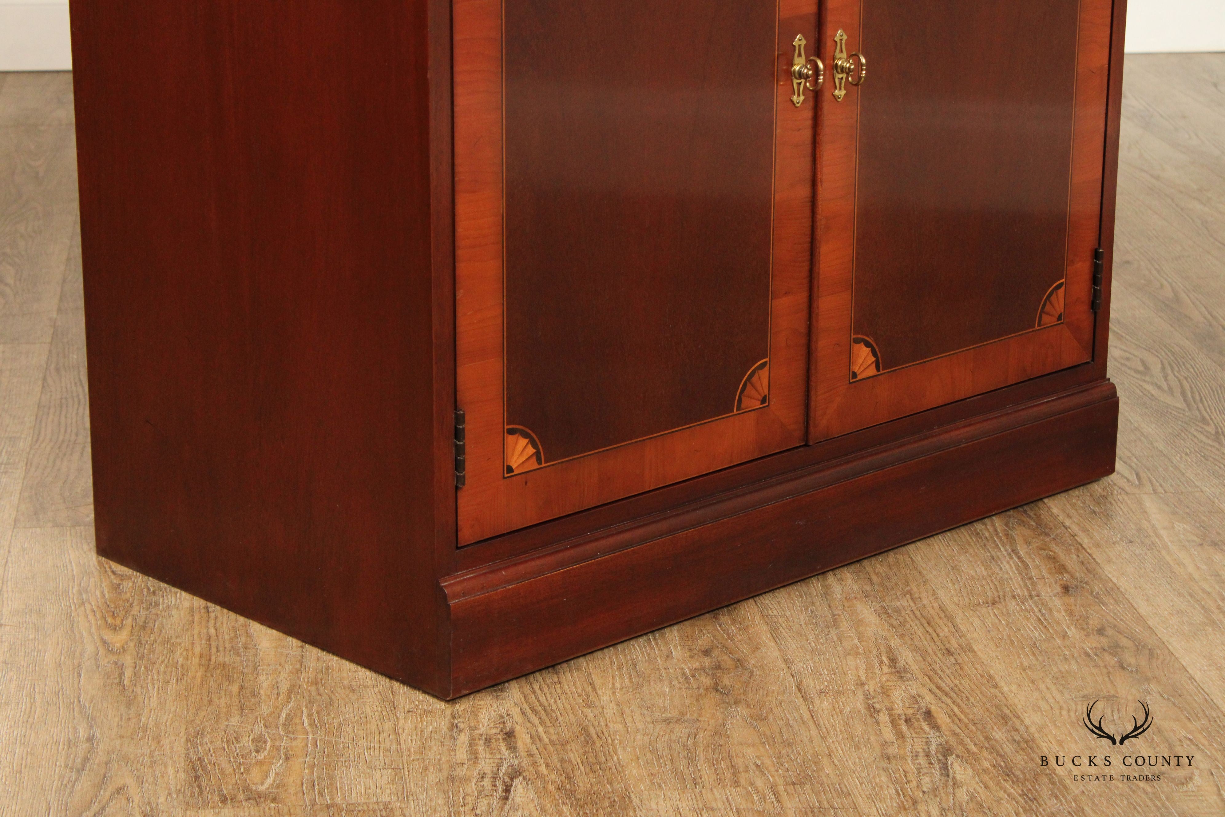 Hekman Federal Style Mahogany Secretary Bookcase