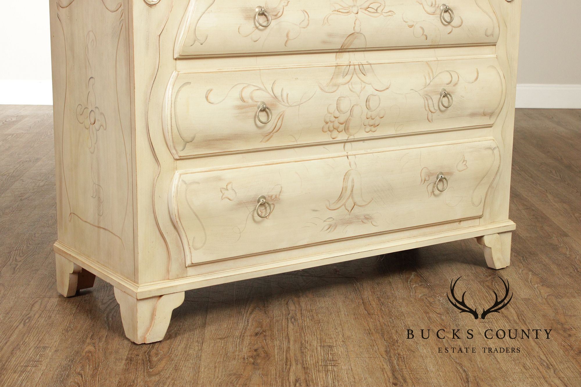 Ethan Allen 'Legacy' Paint Decorated Chest of Drawers