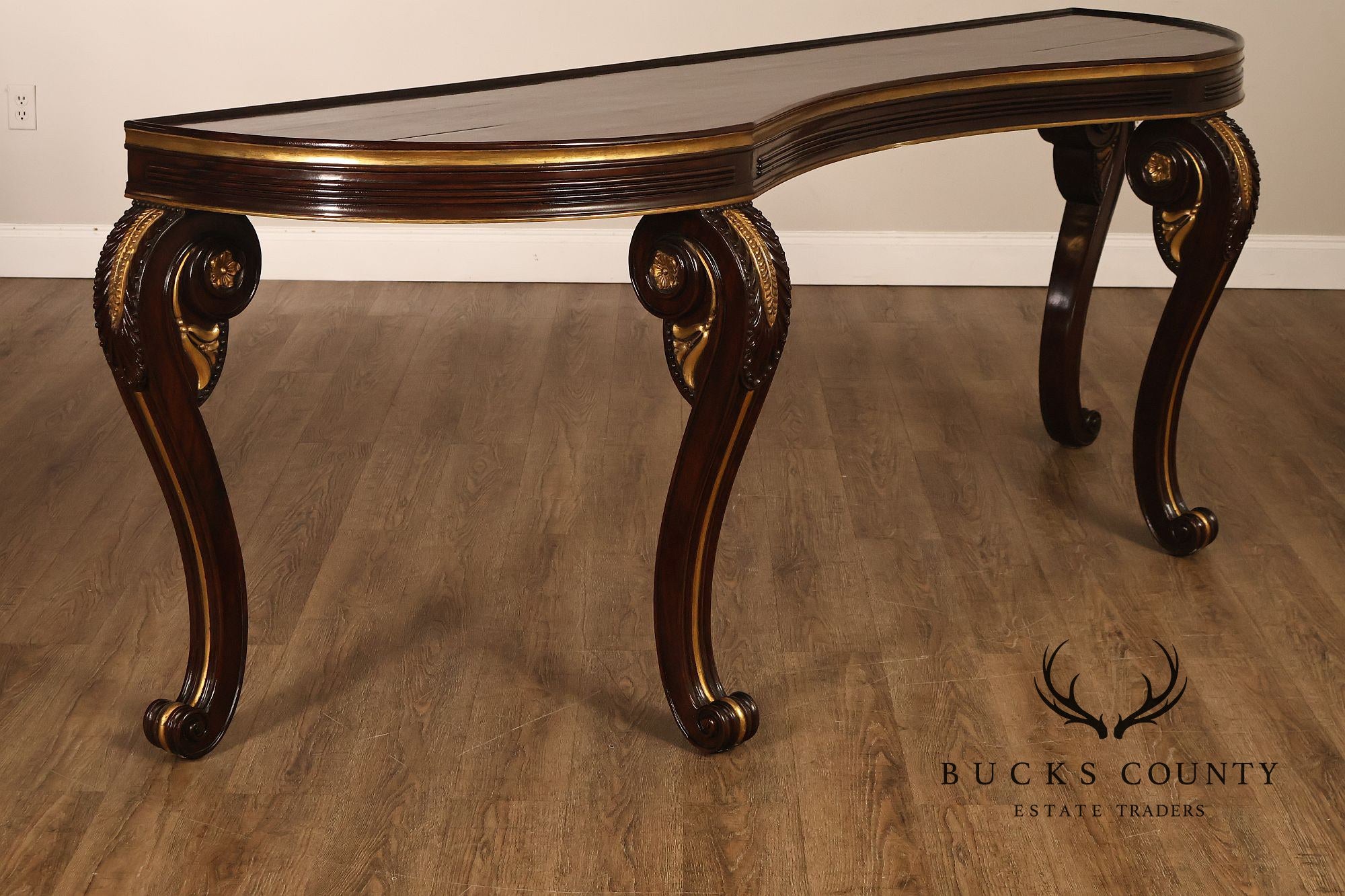 Dessin Fournir Chatsworth Mahogany & Giltwood Console Table