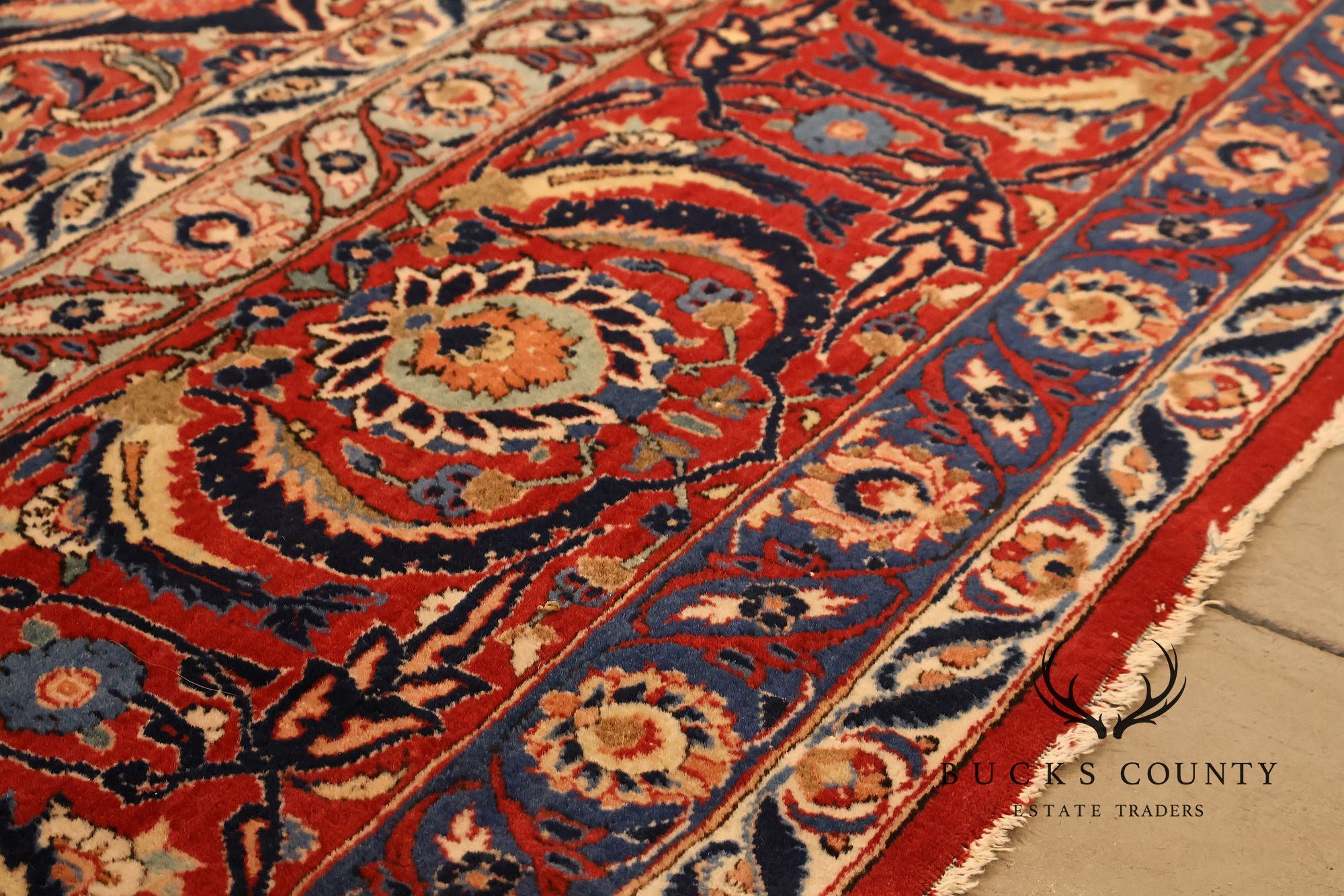 Large Hand Tied Traditional Persian Style Area Rug