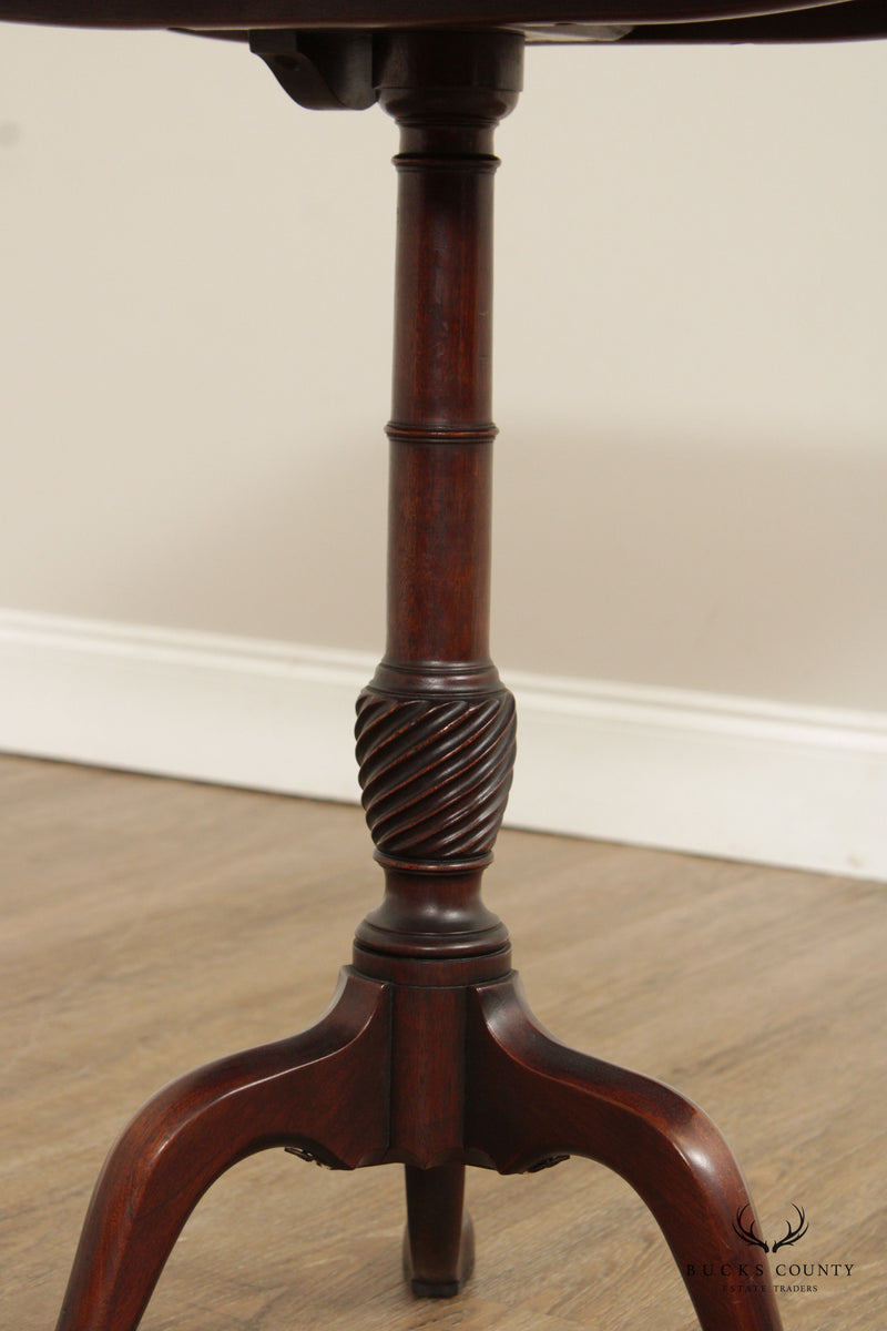 Kittinger Colonial Williamsburg Collection Mahogany Tilt Top Side Table