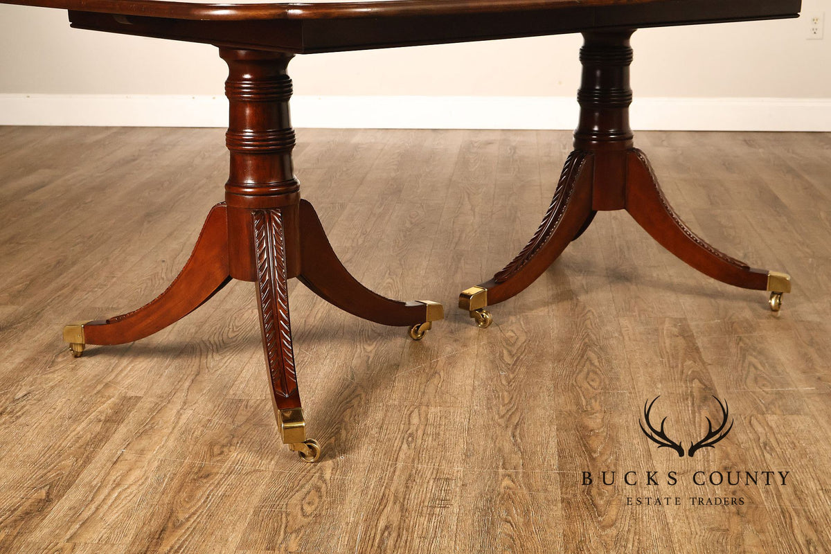 Statton Cherry Double Pedestal Dining Table